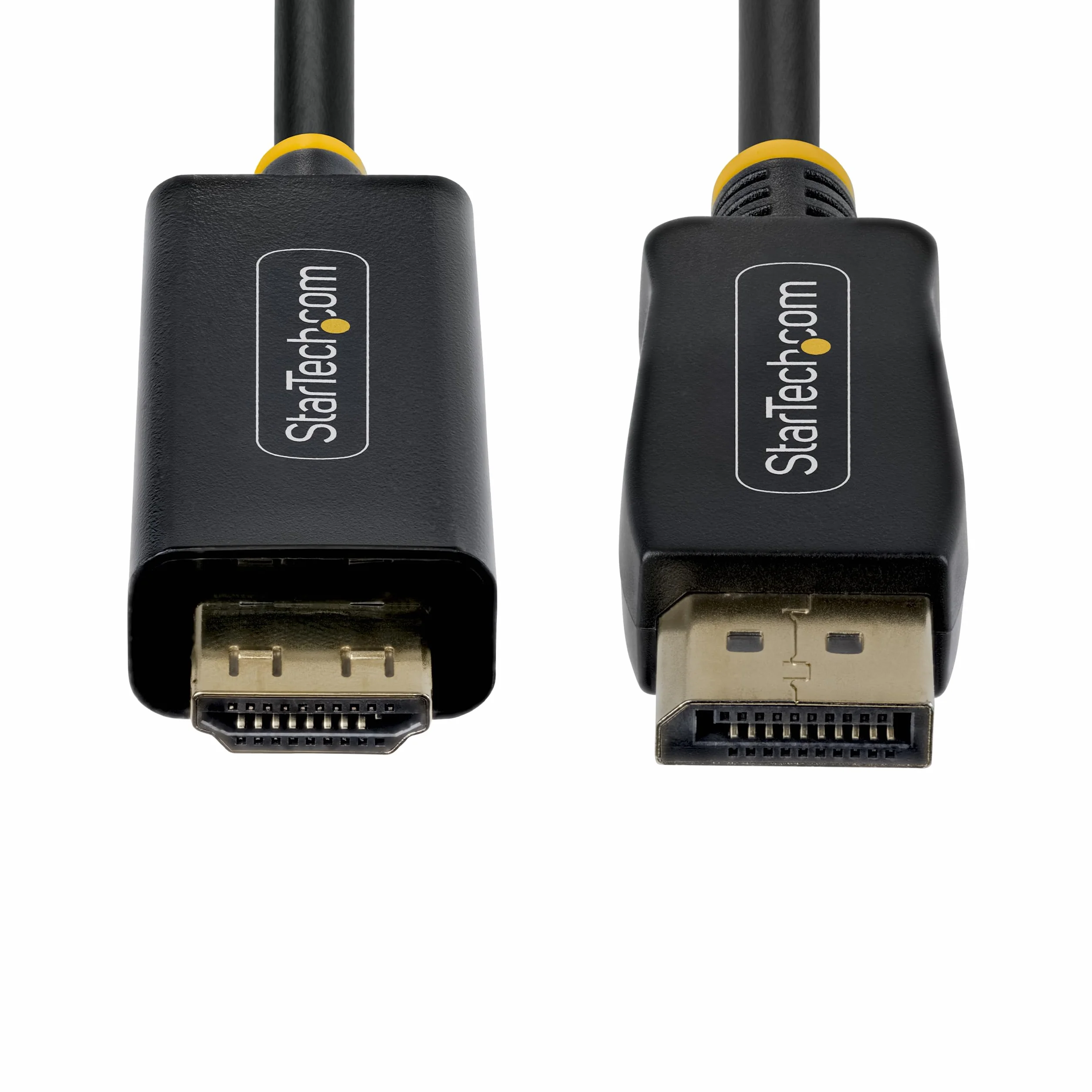 StarTech Kabel adaptera DisplayPort na HDMI 3 m, złącze HDMI, 4K przy 60 / 1440p przy 120, HDR, jednokierunkowy przewód do komputerów stacjonarnych, Lenovo, Dell, HP