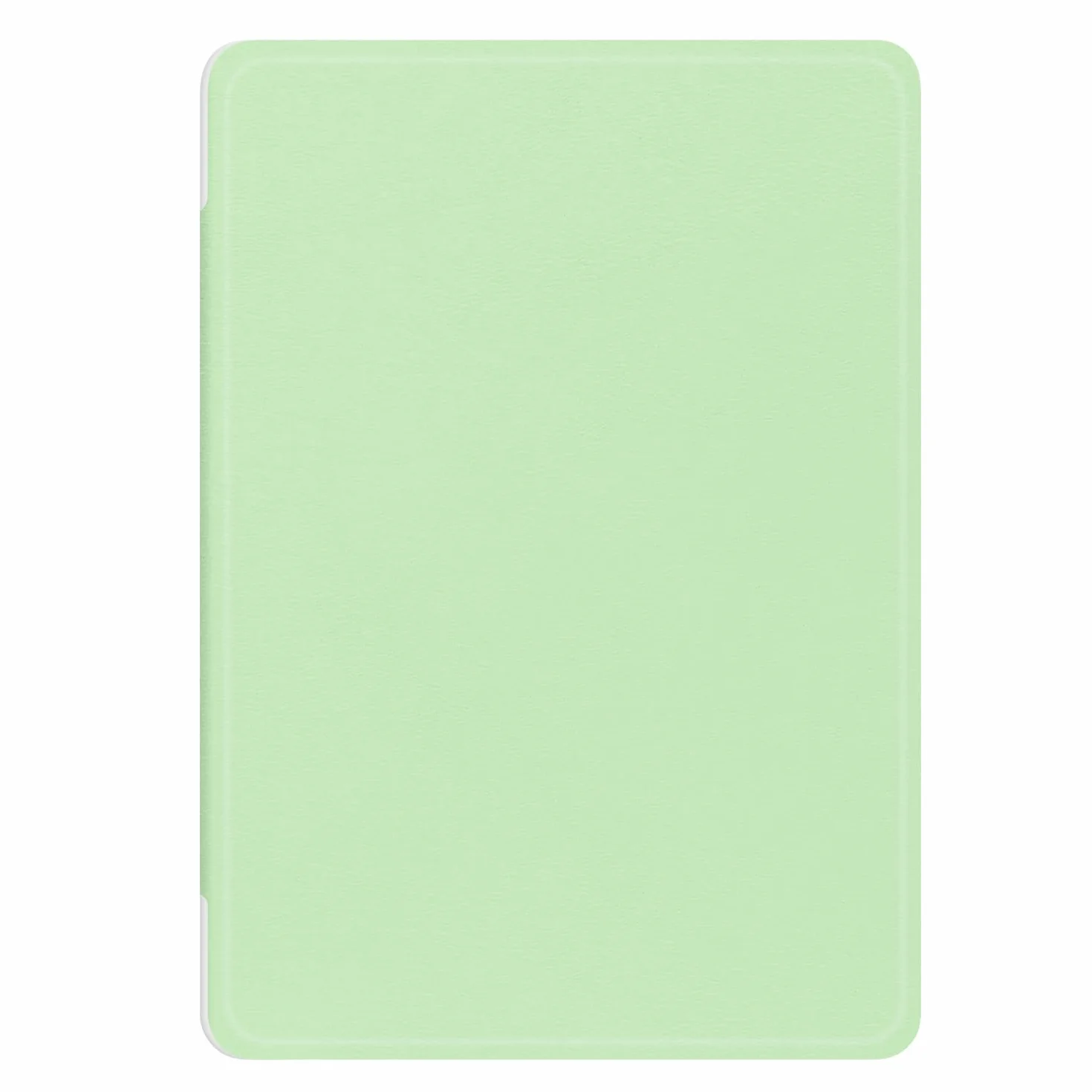 Etui na Kindle 15.2 cm 2024 i 2022 (11. generacji) z naklejkami, pokrowiec z PU + przezroczysty twardy tył TPU z paskiem na rękę, automatyczne uśpienia/budzenie (matcha-green)