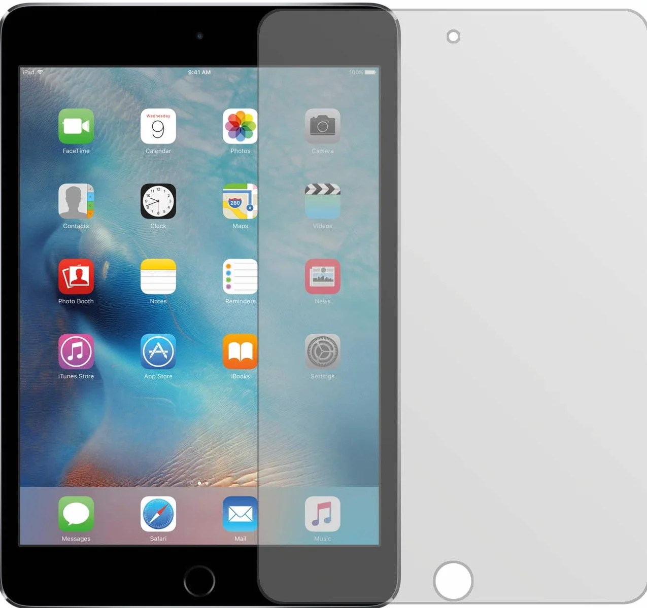 dipos I 3 x folia ochronna matowa kompatybilna z Apple iPad mini 4 (2015) folia ochronna na wyświetlacz
