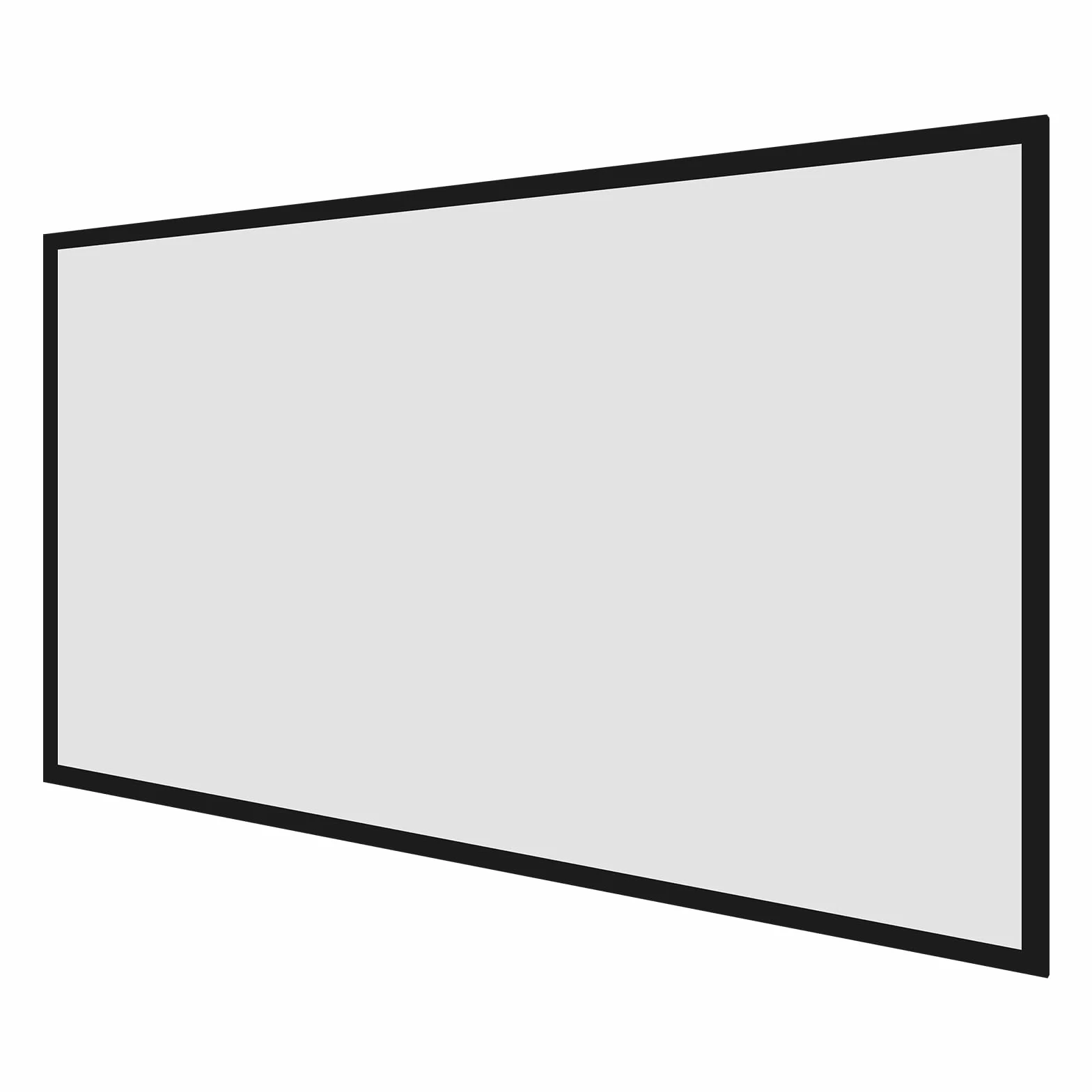 Duży ekran projekcyjny 16:9, ekran projekcyjny, rzutnik, rzutnik, rama ze stopu aluminium, do kina domowego, prezentacji biznesowych i na zewnątrz (110")