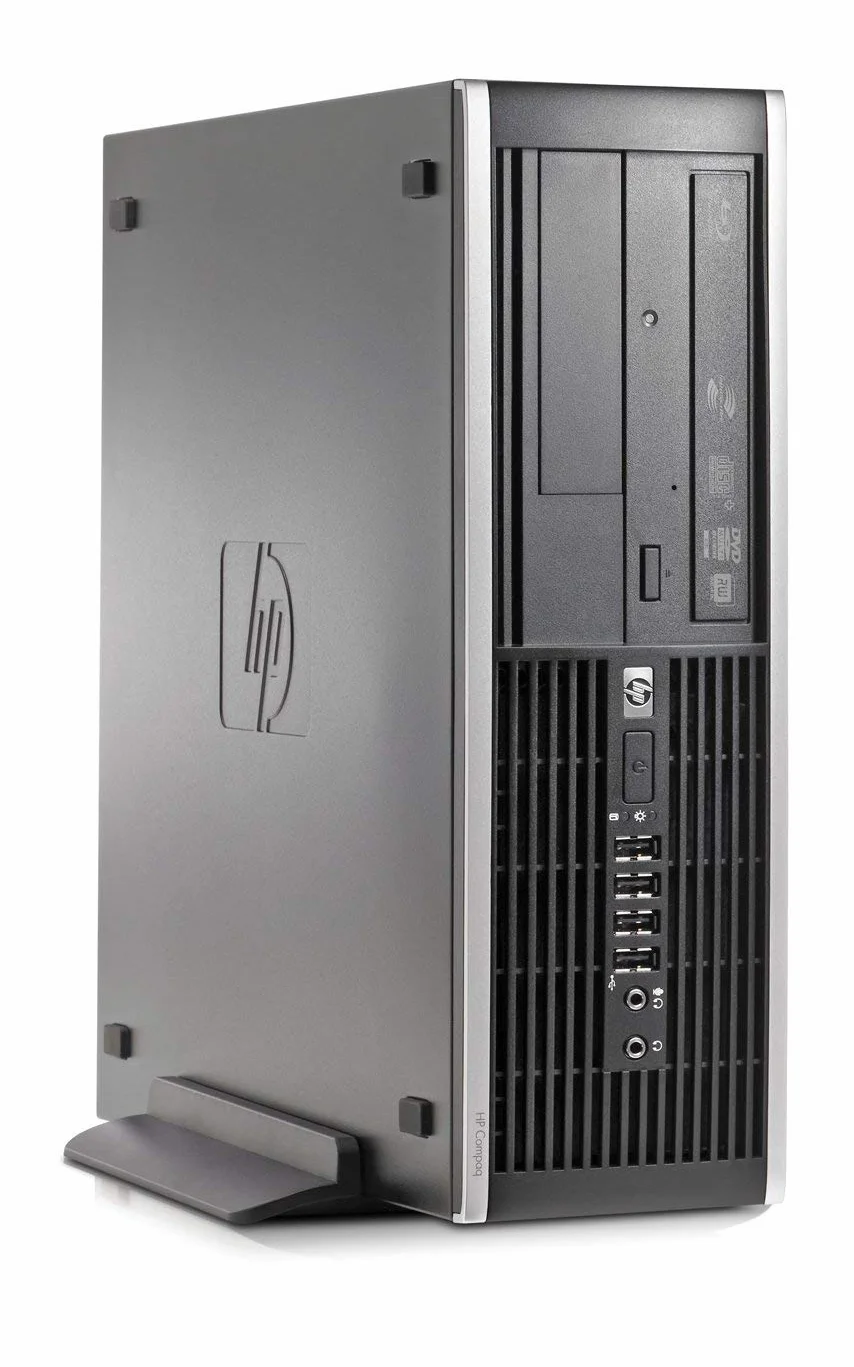 HP Compaq 8000 Elite SFF Business PC (Intel Core 2 Duo E7500 2,93 GHz, 4 GB RAM, 160 GB HDD, GMA 4500, DVD, Win 7 + G Data Internet Security) (odnowiony)