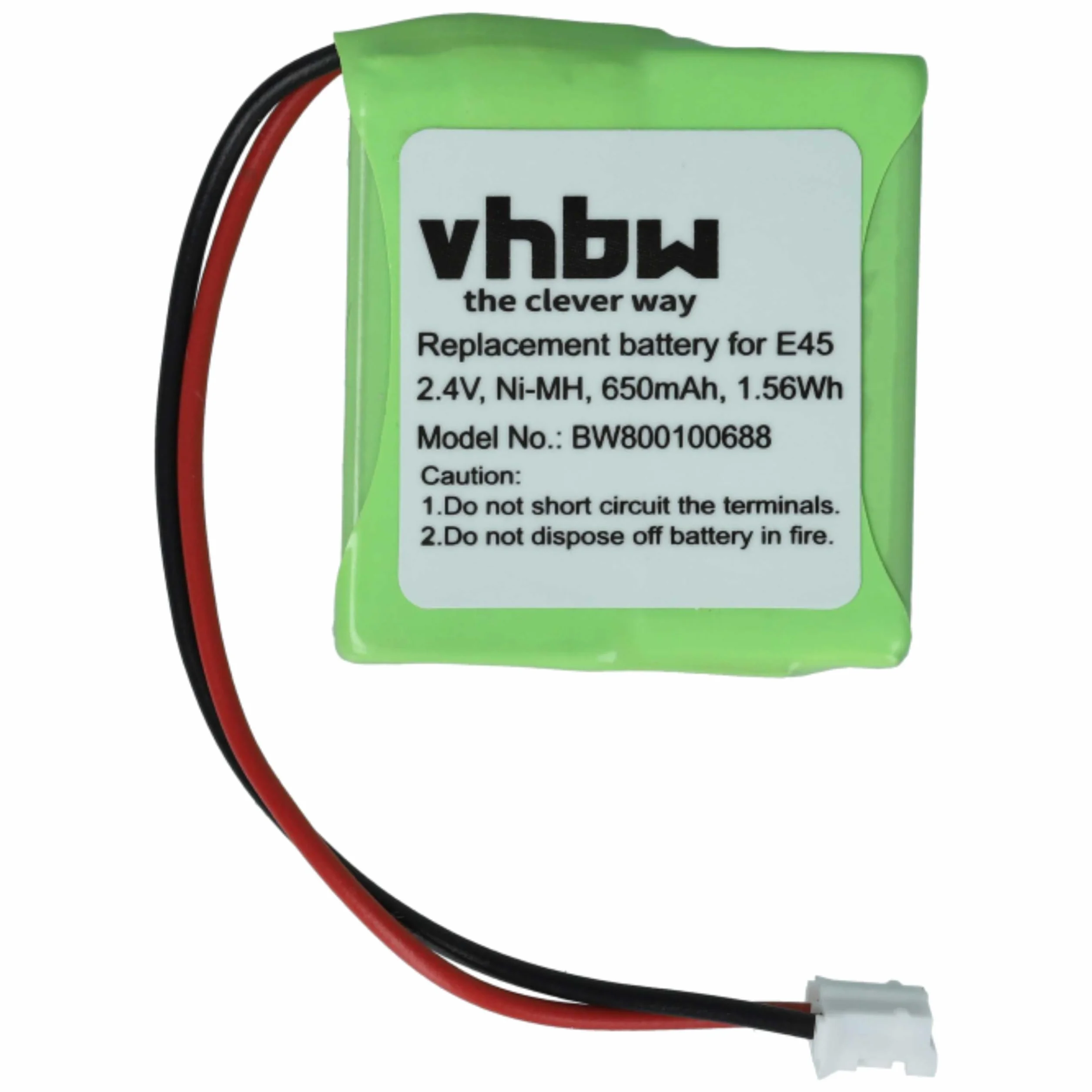 vhbw 10 x bateria zastępuje Siemens V30145-K1310-X382, S30852-D1751-X1 do telefonu bezprzewodowego (650mAh, 2,4V, NiMH)
