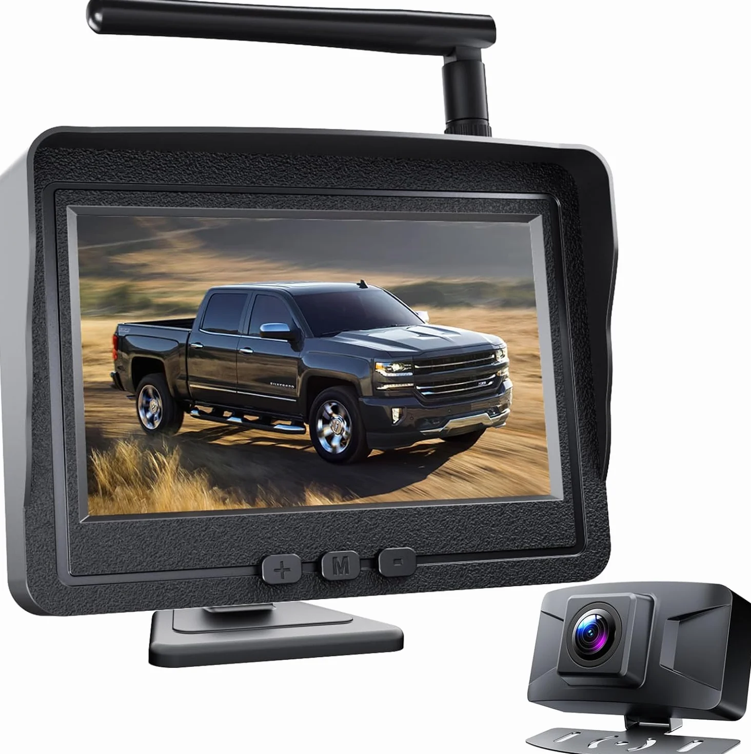 Kamera cofania samochodu z noktowizorem, wyświetlacz LCD 4,3", wodoszczelny monitor, kamera cofania do samochodów SUV, ciężarówek i samochodów dostawczych