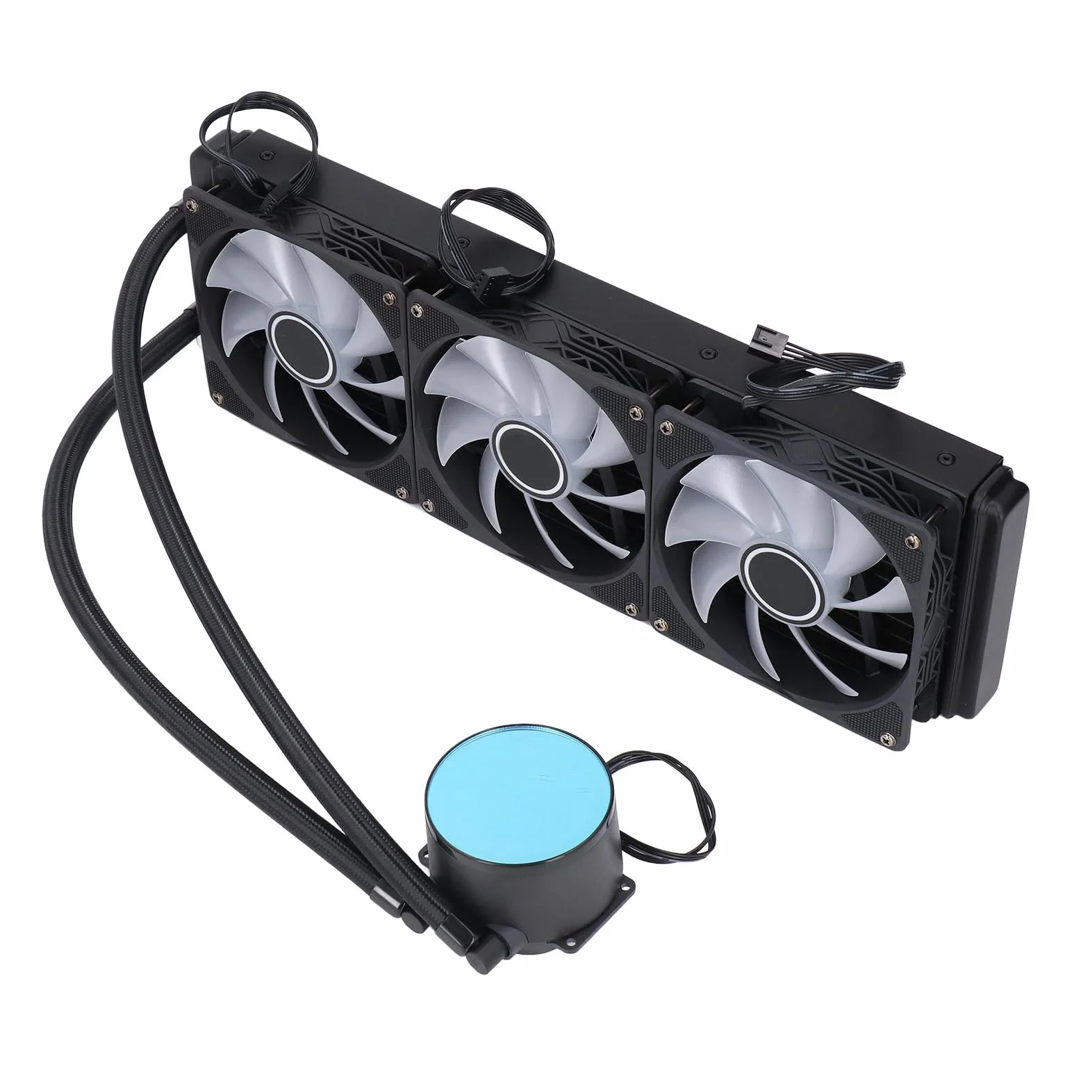 Chłodnica Procesora Wydajny Układ Chłodzenia cieczą RGB 360 Mm dla Entuzjastów Gier LGA 1700 1200 115X Miedź Aluminium AM5 AM4