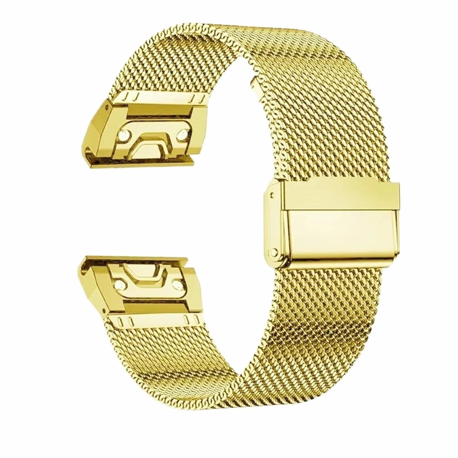 EPANO Pasek ze stali nierdzewnej 1.0 Mesh do inteligentnego zegarka Garmin Pasek zamienny 20mm 22mm 26mm Metalowa opaska na nadgarstek Bransoletka Akcesoria do paska Od zegarków