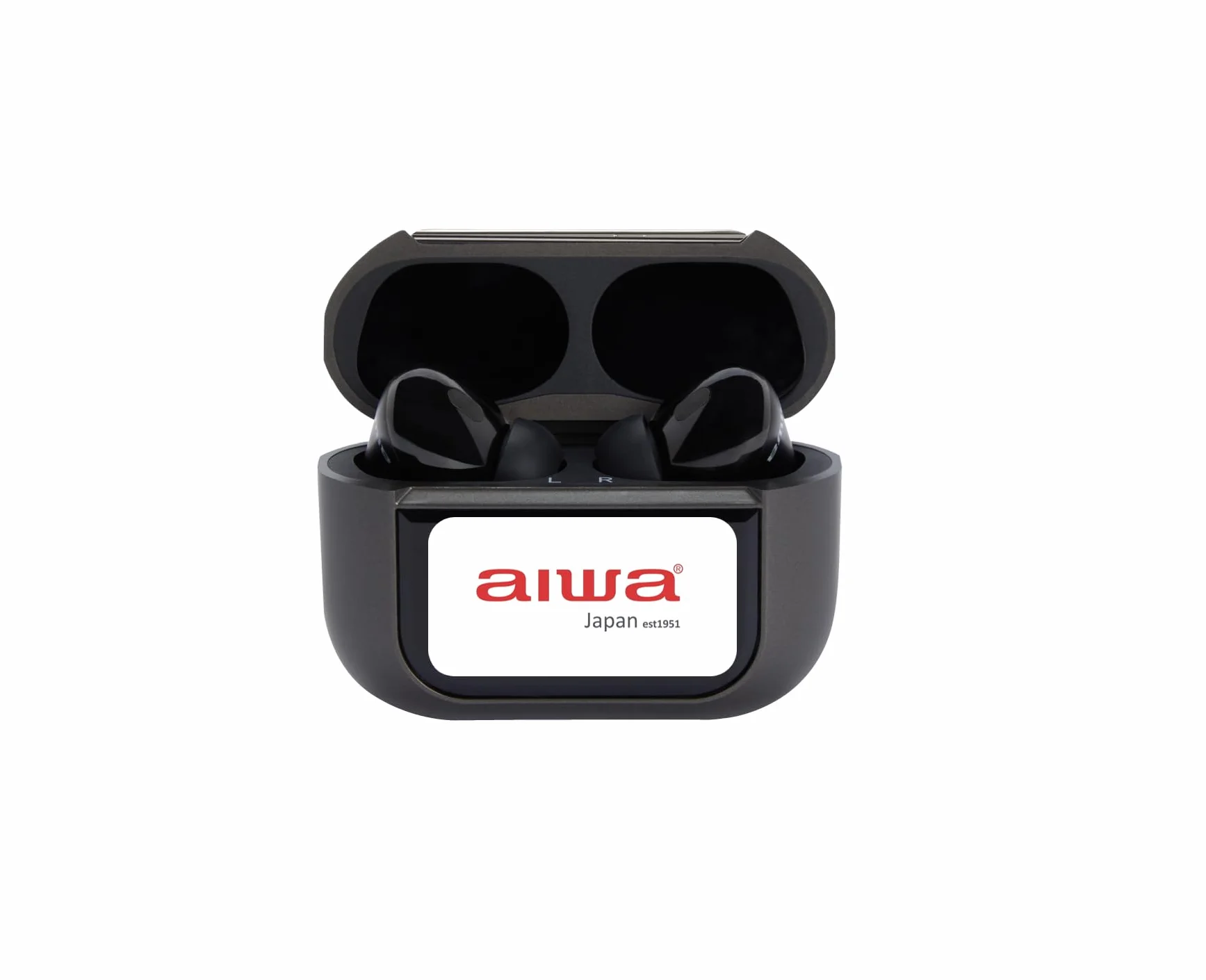 EBTW-350TN - Aiwa TWS EBTW-350TN słuchawki bezprzewodowe typu C, kolor szary
