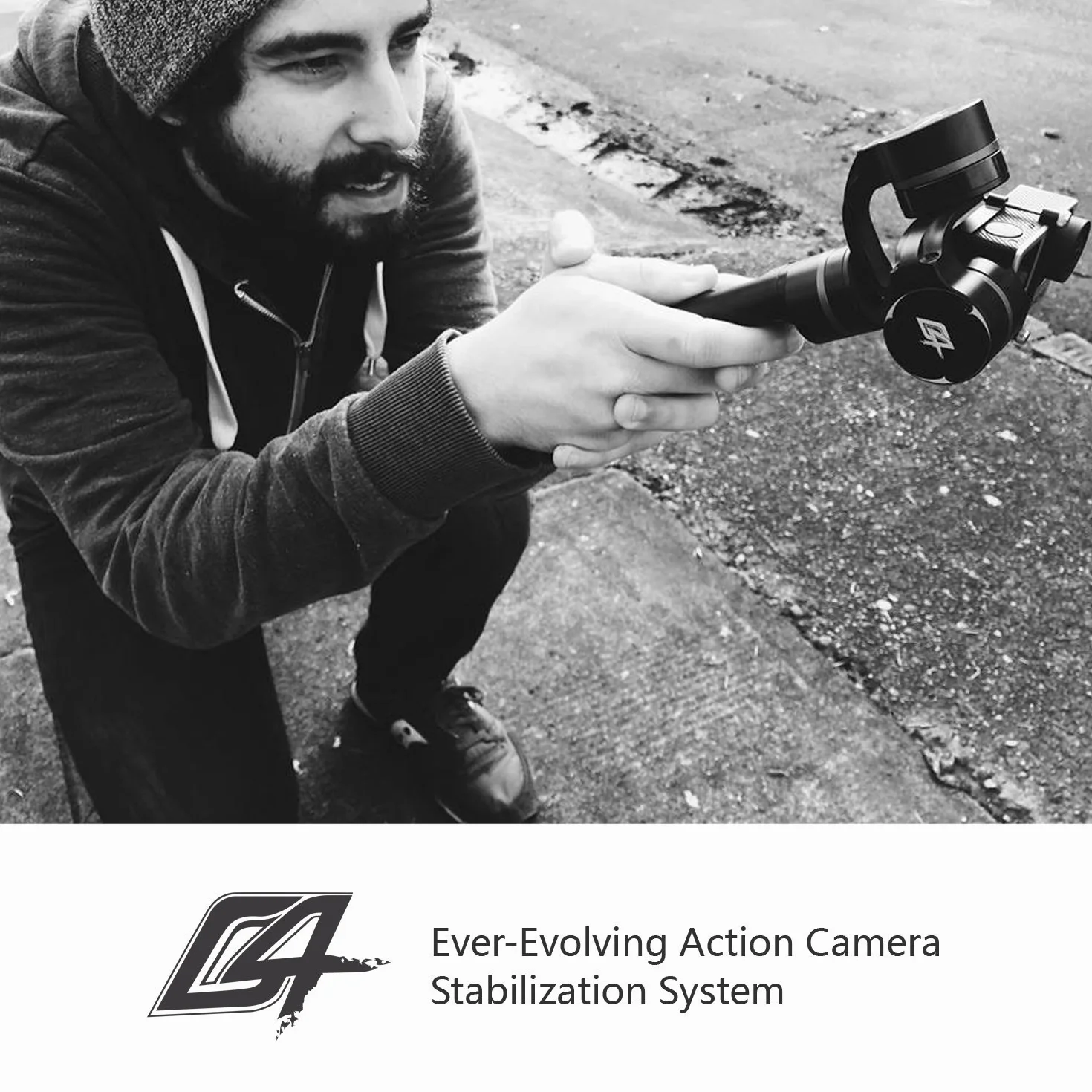 Feiyu FY-G4 ręczny gimbal do kamery sportowej GoPro - czarny