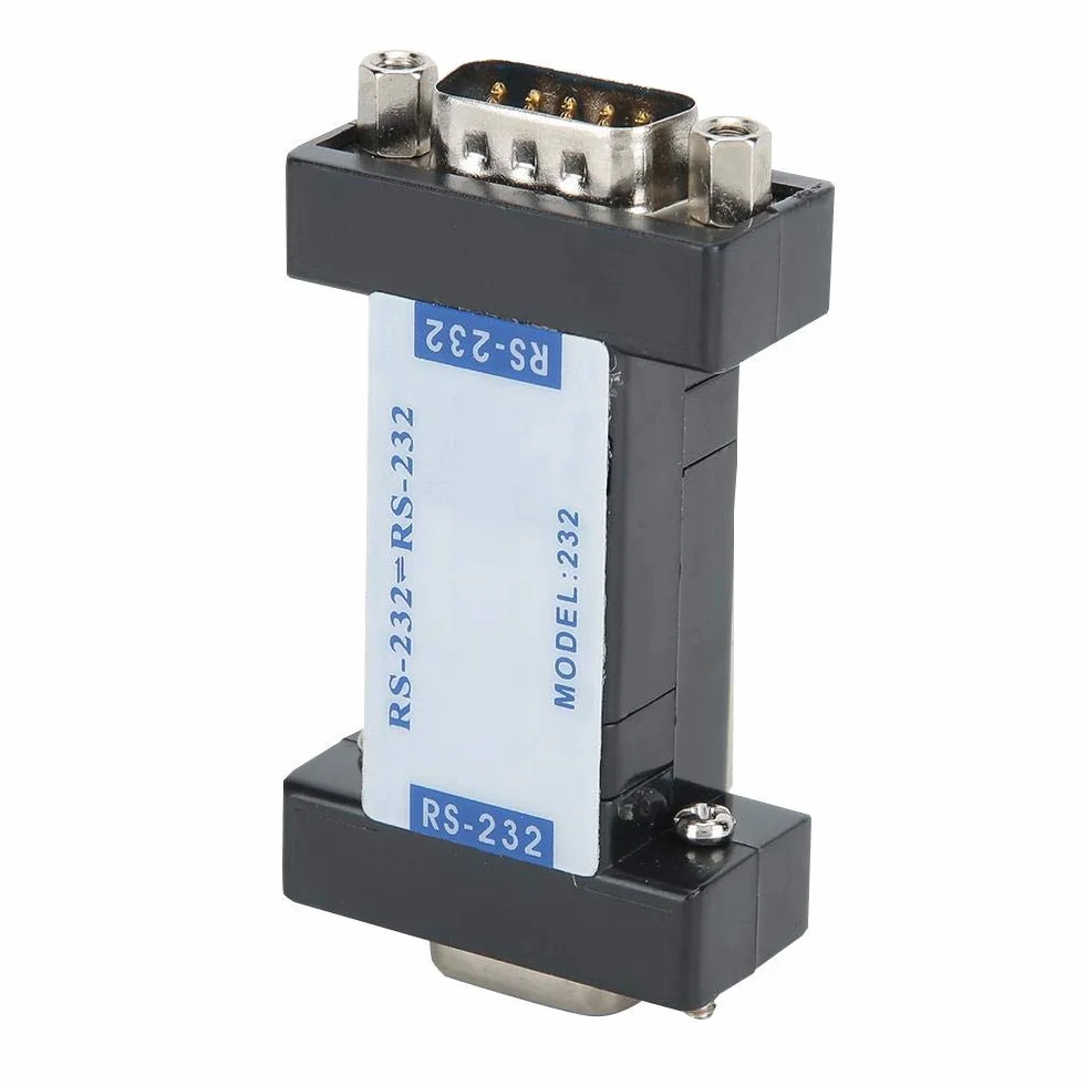 Porty szeregowe RS232 do RS232 Izolator optyczny DB9 Izolowany adapter interfejsu RS232