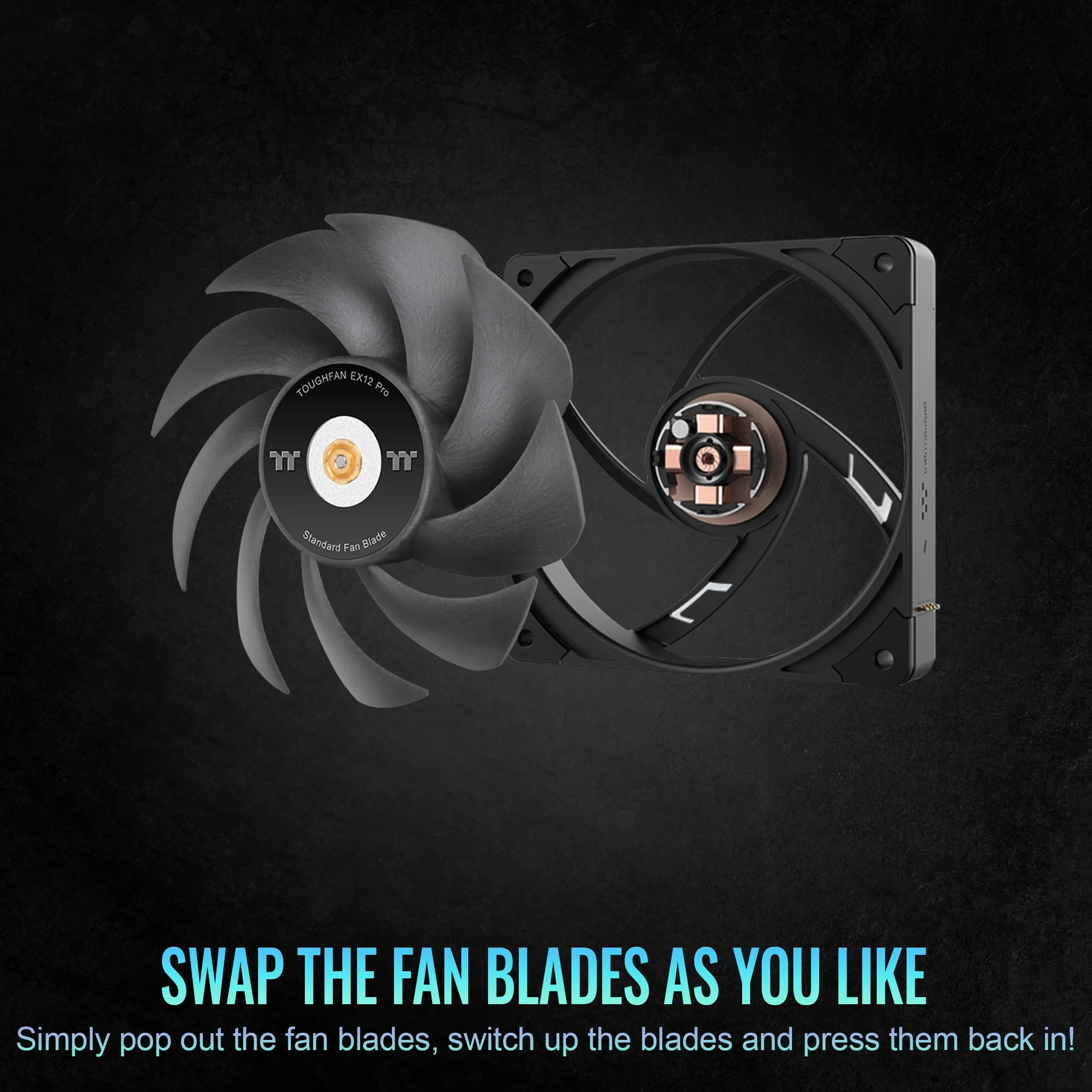PC- Caselüfter Thermaltake ToughFan EX12 3 Fan Pack CL-F171-PL12BL-A