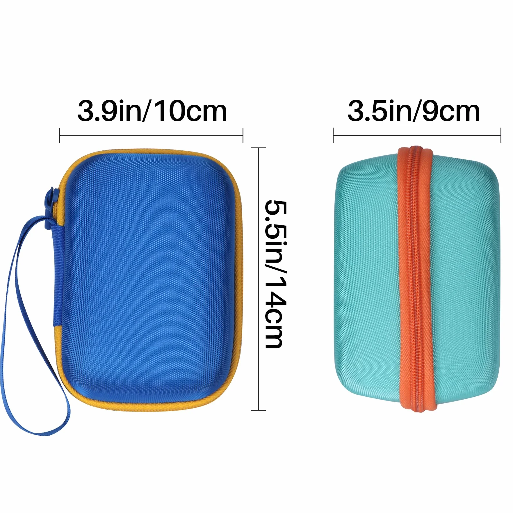 Lebakort Twarda obudowa kompatybilna z Yoto mini Kids Audio Music Player dla dzieci odtwarzacz audiobooków kart radiowych (fioletowy + mentolowo zielona obudowa)