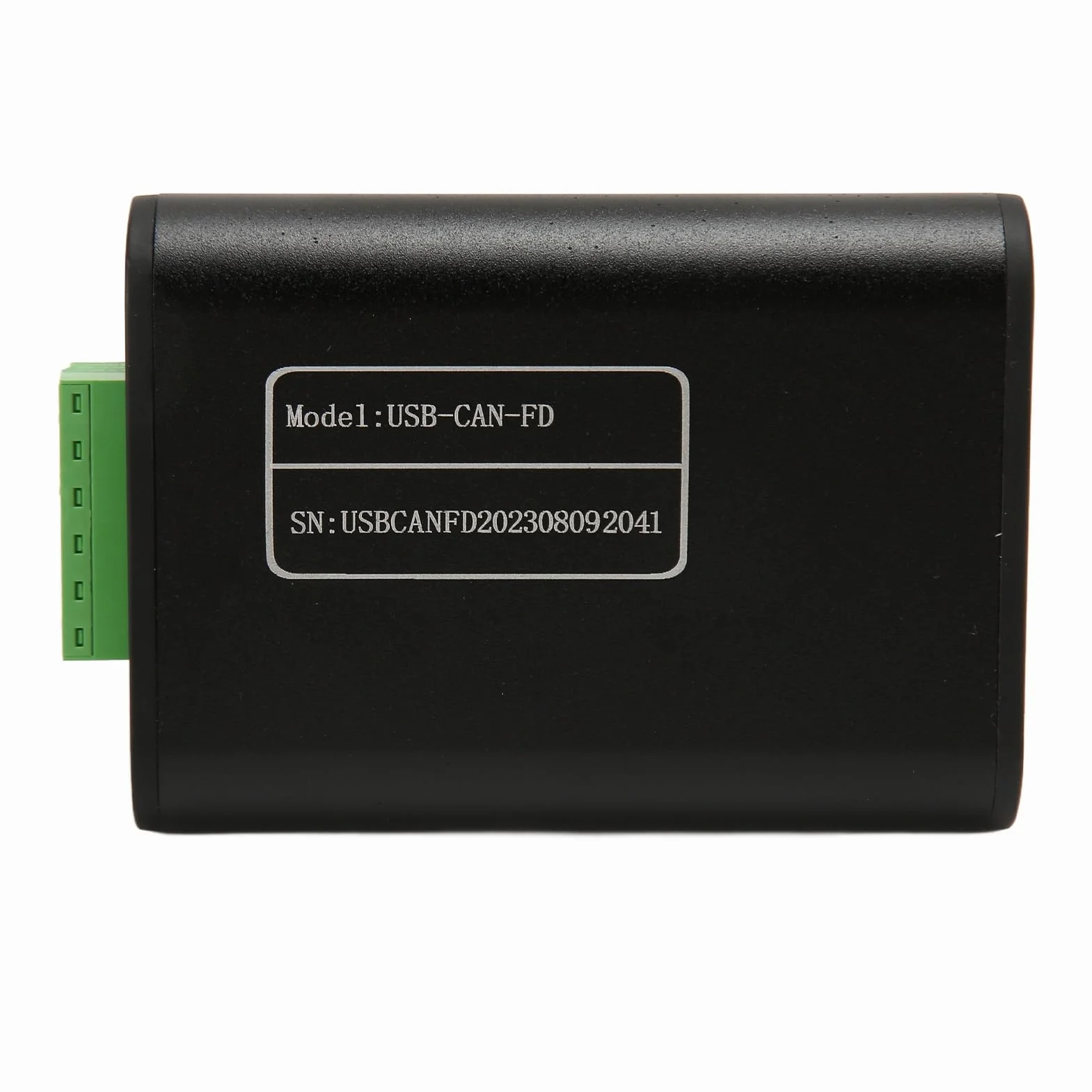 Adapter Interfejsu Komunikacyjnego Magistrali CAN FD Klasy Przemysłowej z Dwoma Kanałami do Gromadzenia Danych Solidne Aluminium 96 X 104 X 25 Mm
