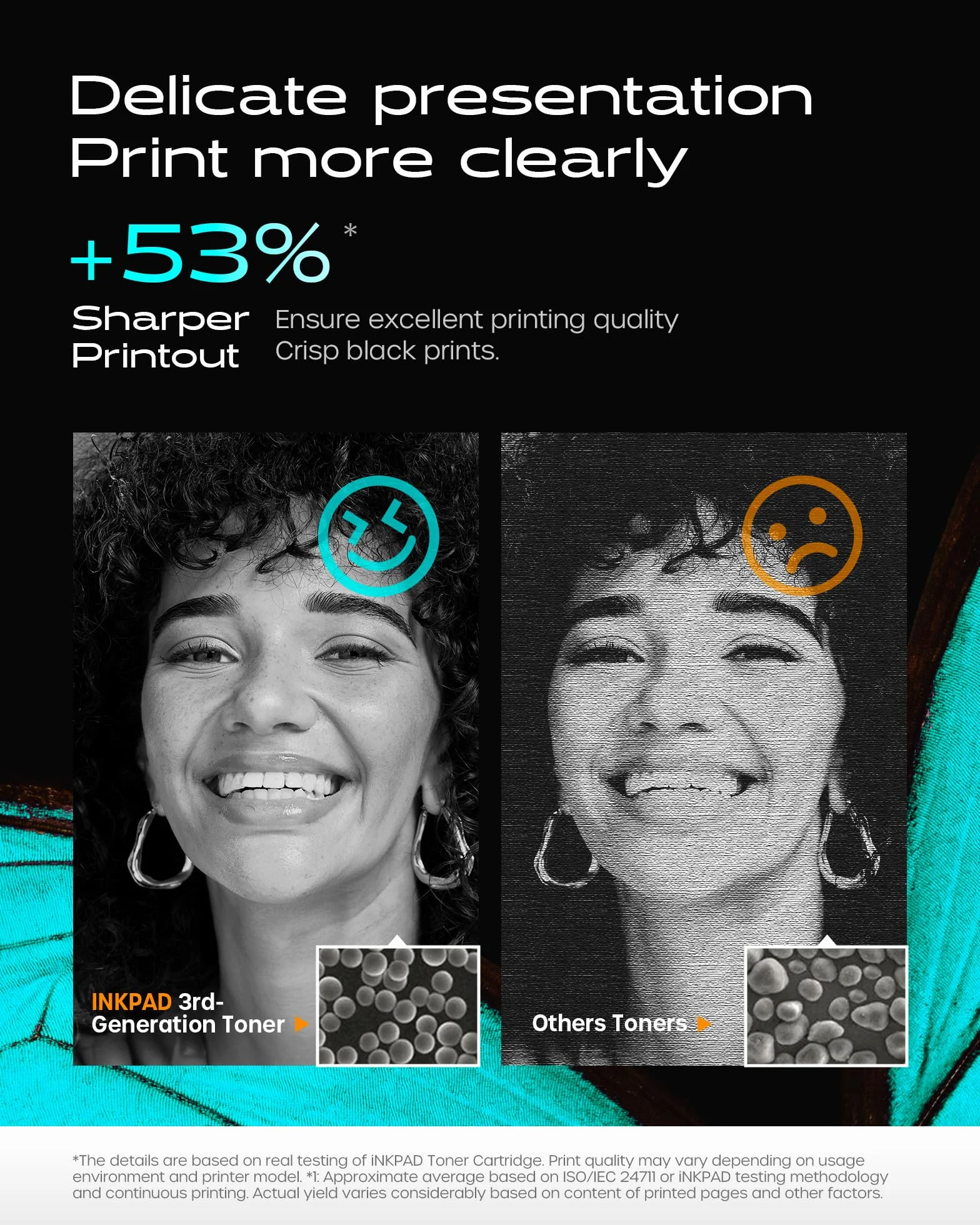iNKPAD Toner 142A kompatybilny z HP 142A 142X, do HP LaserJet MFP M140w Toner M110w M110 MFP M140 MFP M139w M139 W1420A W1420X (z chipem, 2 czarne)