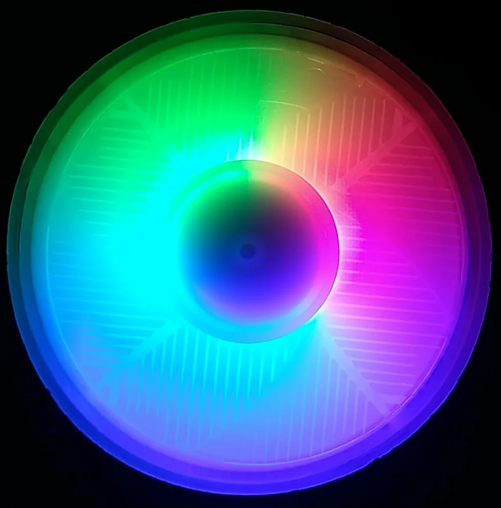 Chłodzenie procesora TW-25 95 W RGB LED z aluminiowym radiatorem, wentylator 92 mm, 4-pinowy PWM z nakładaną pastą termiczną do AMD AM5 AM4 PC