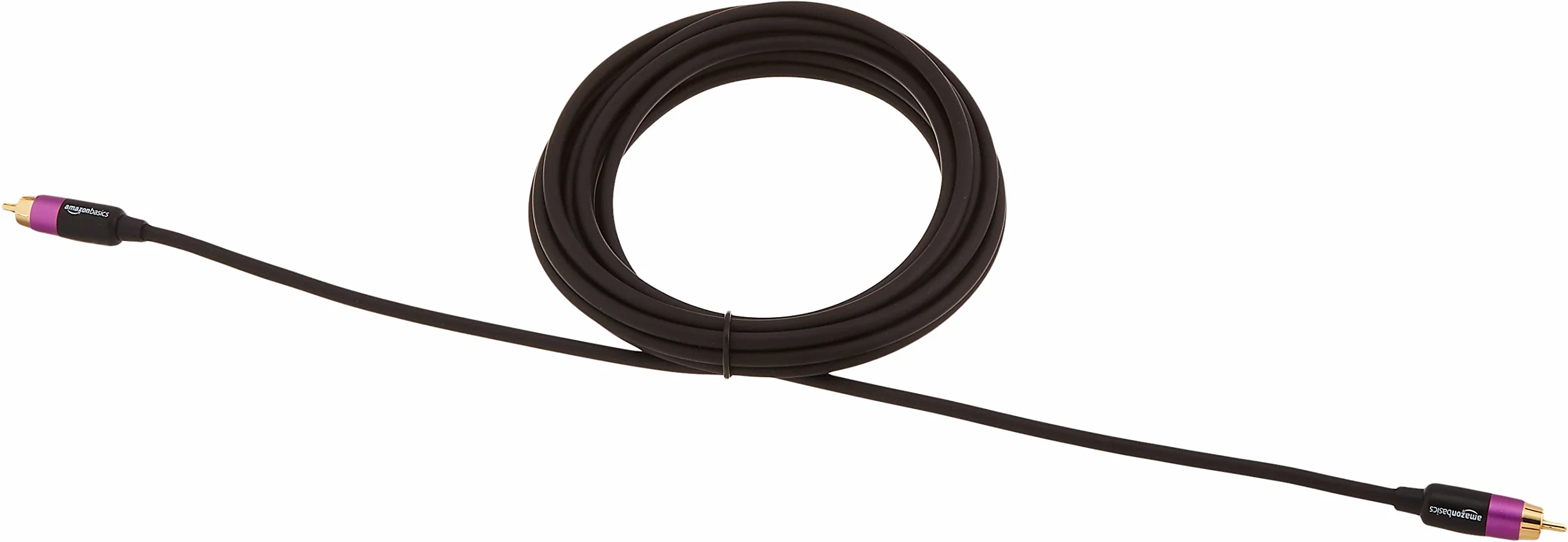 Amazon Basics Kabel audio subwoofera RCA 4,57 m czarny