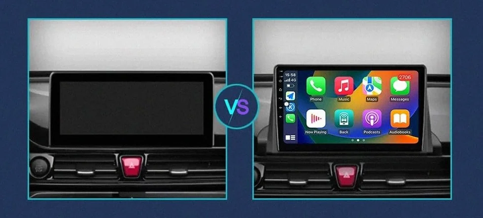 Przenośny Ekran Carplay Systemu Audio dla Moskvich 3 2022-2024 Samochodowe Radio Fm Touch, Przenośna Nawigacja, Odtwarzacz Wideo Bluetooth Wi-Fi, 4 Rdzeń 1G+32G