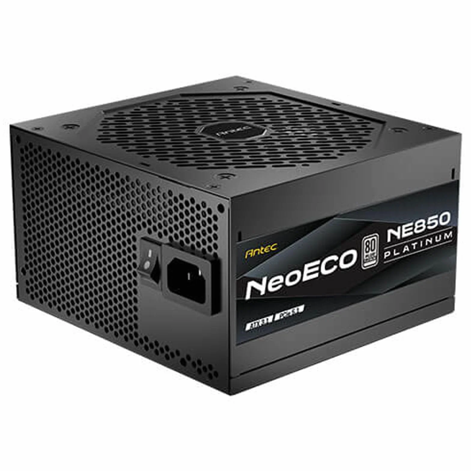 ANTEC NE850P EC PC-zasilacz 850 W, czarny | Obsługa ATX 3.1 i PCIe-5.1 z natywnym złączem 12 V-2x6