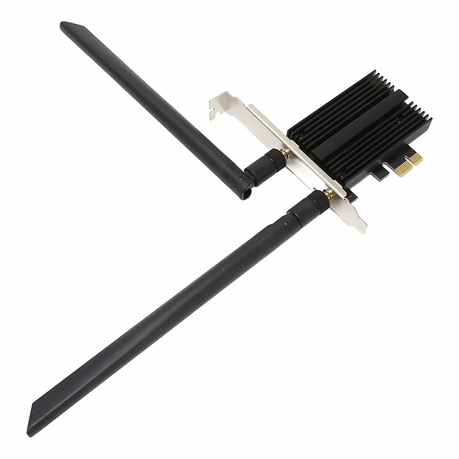 Karta Wi-Fi Pcie Gigabitowa Karta Sieciowa Wbudowany Adapter Podwójnego Ekranu Adapter do Pci, Triplet Band Podwójna Antena do Bt5.2 Wpa3, Karty Sieciowe