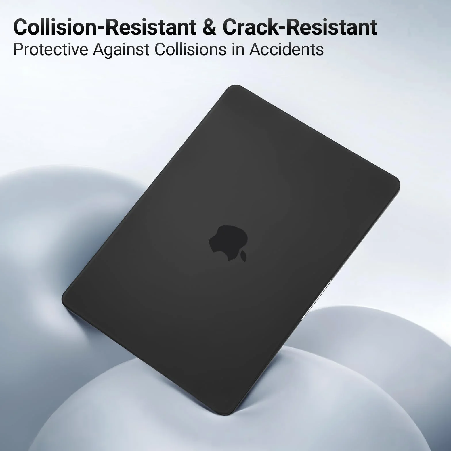 MOSISO Etui kompatybilne z MacBook Pro 14" M5 M4 M3 M2 M1 2026-2021 | Ultracienka, jedwabista skóra twarda obudowa A3427 A3426 A3434 A3112 A3401 A3185&ochrona klawiatury i wyświetlacza, czarna