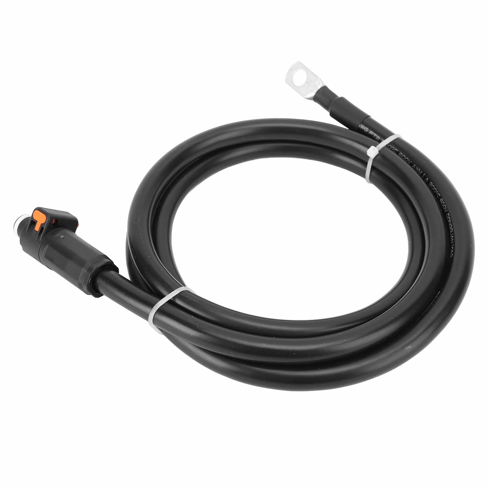 Aramox Kabel Akumulatora 4AWG, Silikonowy Kabel Zasilający z prostą wtyczką i końcówką SC25 8, Przewodnik Miedziany, Elastyczny Zewnętrzny Przewód Ujemny do Ciągnika Samochodowego i Motocyklowego