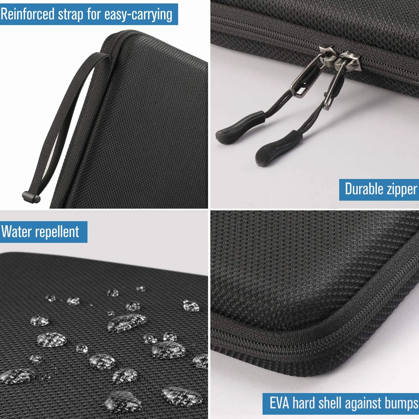 FINPAC Etui na 11 cali iPad Air M4 M3 M2 2026-2024, 11" iPad Pro M5 M4 2025-2024, 11" iPad A16/iPad Pro 2022-2018, 10,9" iPad 10. generacji i iPad Air 5/4, torba na tablet z organizerem na akcesoria