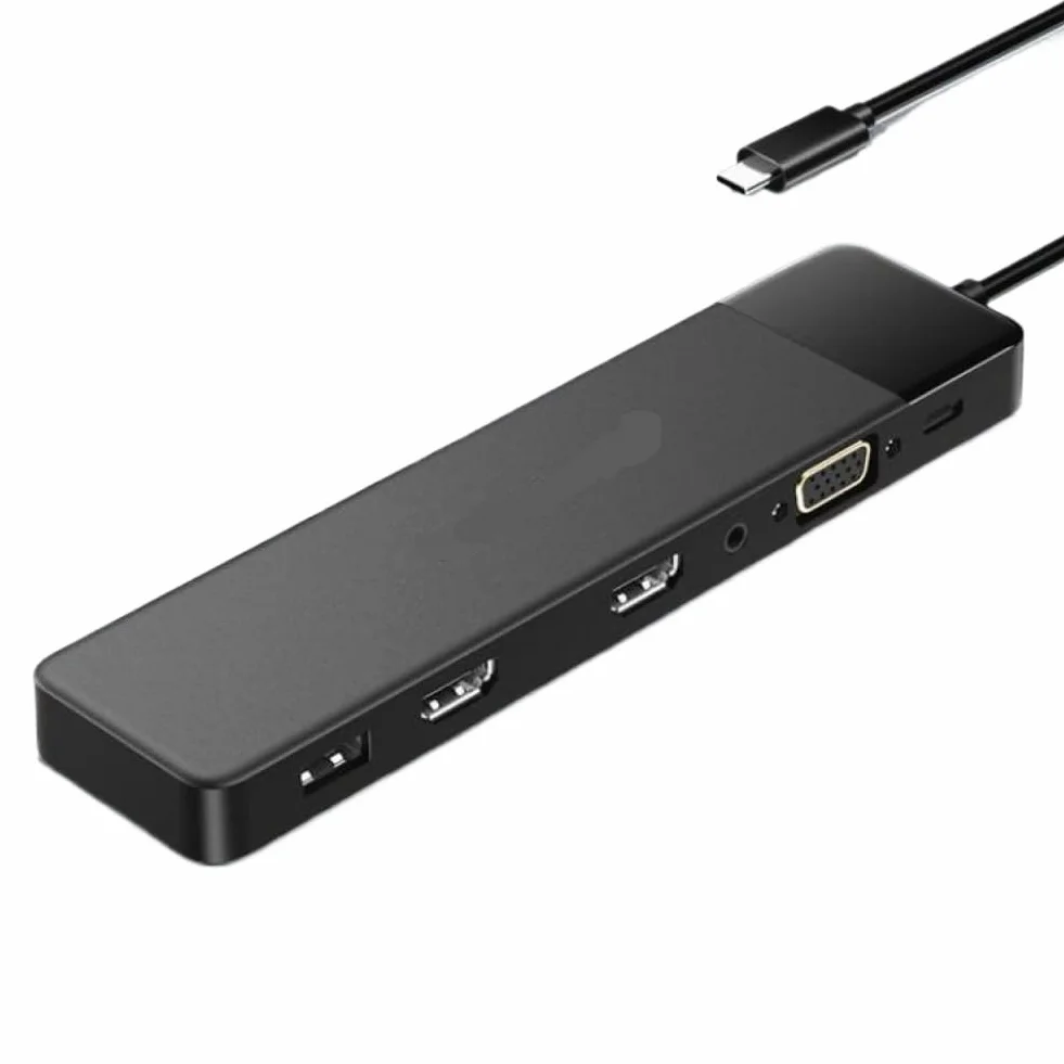 Hub USB C 13 w 1 stacja dokująca 4K 30Hz HDMI USB3.0 PD100W RJ45 VGA SDTF rozdzielacz USB kompatybilny z laptopem Pro Air