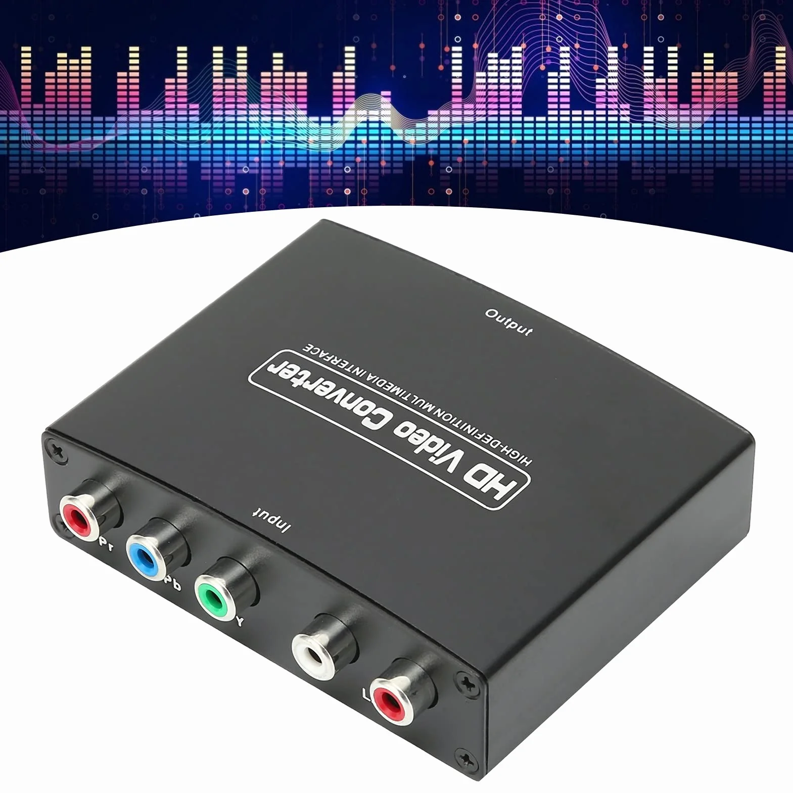 Konwerter YPbPr na HDMI 1080P Audio Wideo do HDTV Monitor DVD