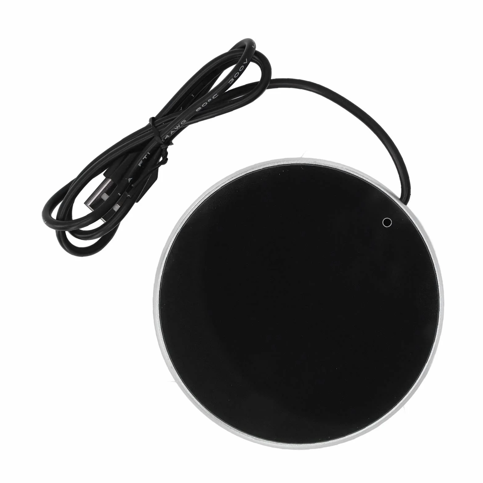 Podgrzewacz do filiżanek 55°C USB, inteligentna podstawka pod szklanki Ø 10,3 cm srebrny