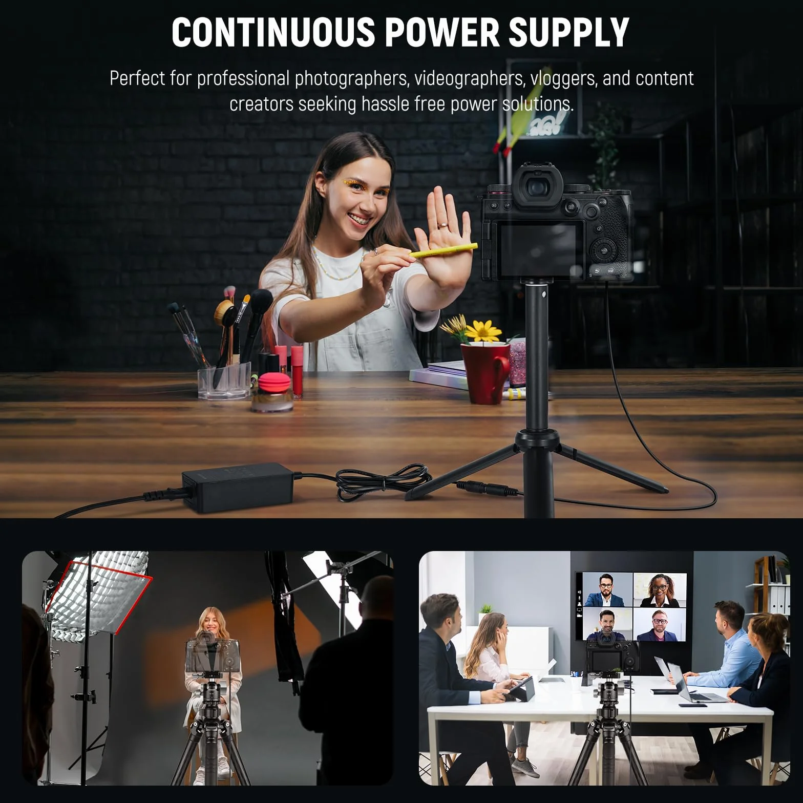 NEEWER Adapter AC DMW-BLK22 i zestaw do ładowarki Factice łącznik prądu stałego kompatybilny z Panasonic Lumix GH5 II GH6 II S5IIX, S5IIX, S5M2, S5M2X, GH5M2