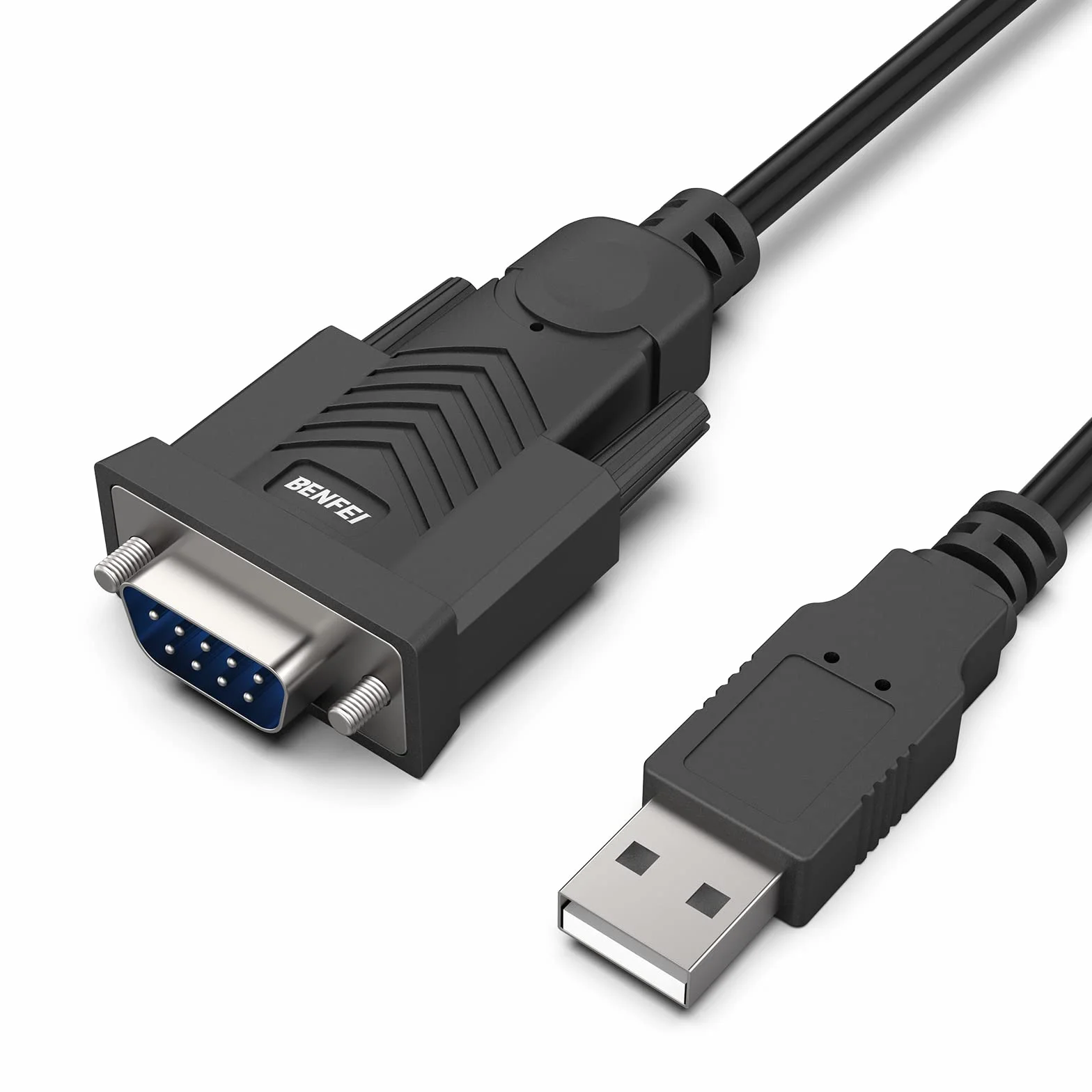 BENFEI Adapter USB na szeregowy, USB na RS-232 męski (9-pinowy) kabel szeregowy DB9, Prolific Chipset, Windows 11/10/8.1/8/7, Mac OS X 10,6 i nowszy, 1,8 m