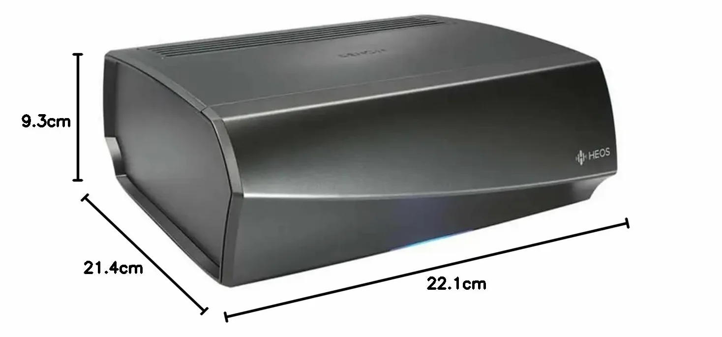Denon Wzmacniacz bezprzewodowy HEOS AMP HS2 Srebrny