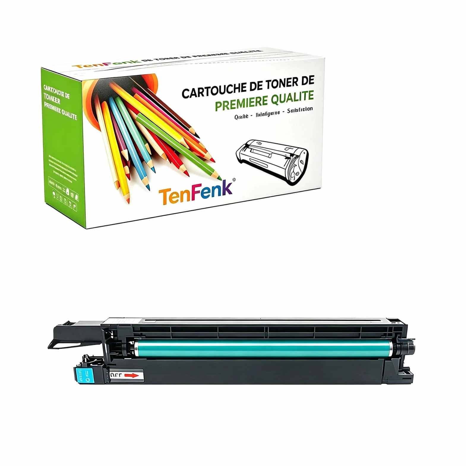 Kompatybilny zamiennik zespołu bębna dla Konica Minolta DR712 DR712K IU712 IU712C IU712M IU712Y do użytku z Konica Minolta Bizhub C659 C759 drukarką,Cyan