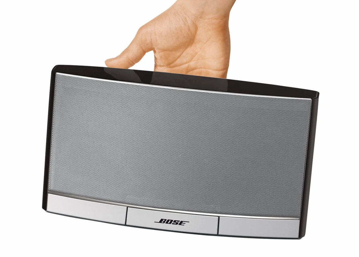 Bose® SoundDock 47271 przenośny cyfrowy system muzyczny, połączenie AUX, nowoczesny design, przenośna obudowa, głośnik, 2,0 kanał, 1 cal, 7,1 W, 2,37 kg, 24 x 36,6 x 21,6 cm, 2 lata ograniczonej