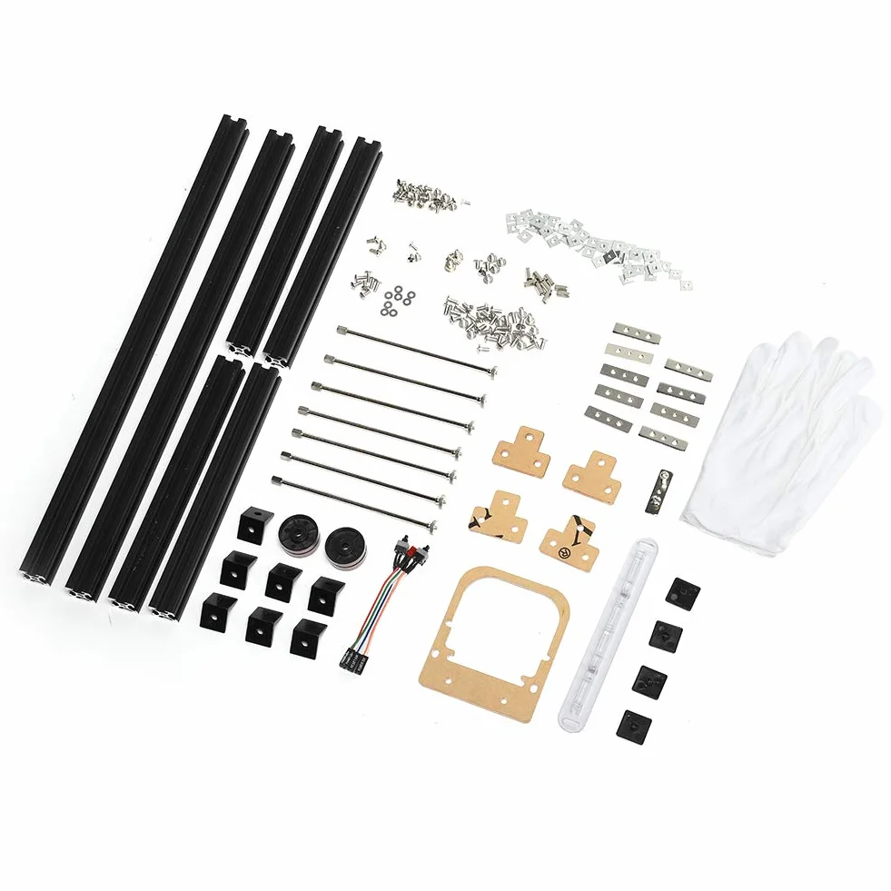 DIY offener Rahmen PC Fall, Aluminiumlegierung ATX-Computer-Übertaktungs-Test-Plattform-Fall, nehmen ausgezeichnete materielle Unterstützungen 20x20 für gewöhnliches großes Netzteil ATX an, kann den S