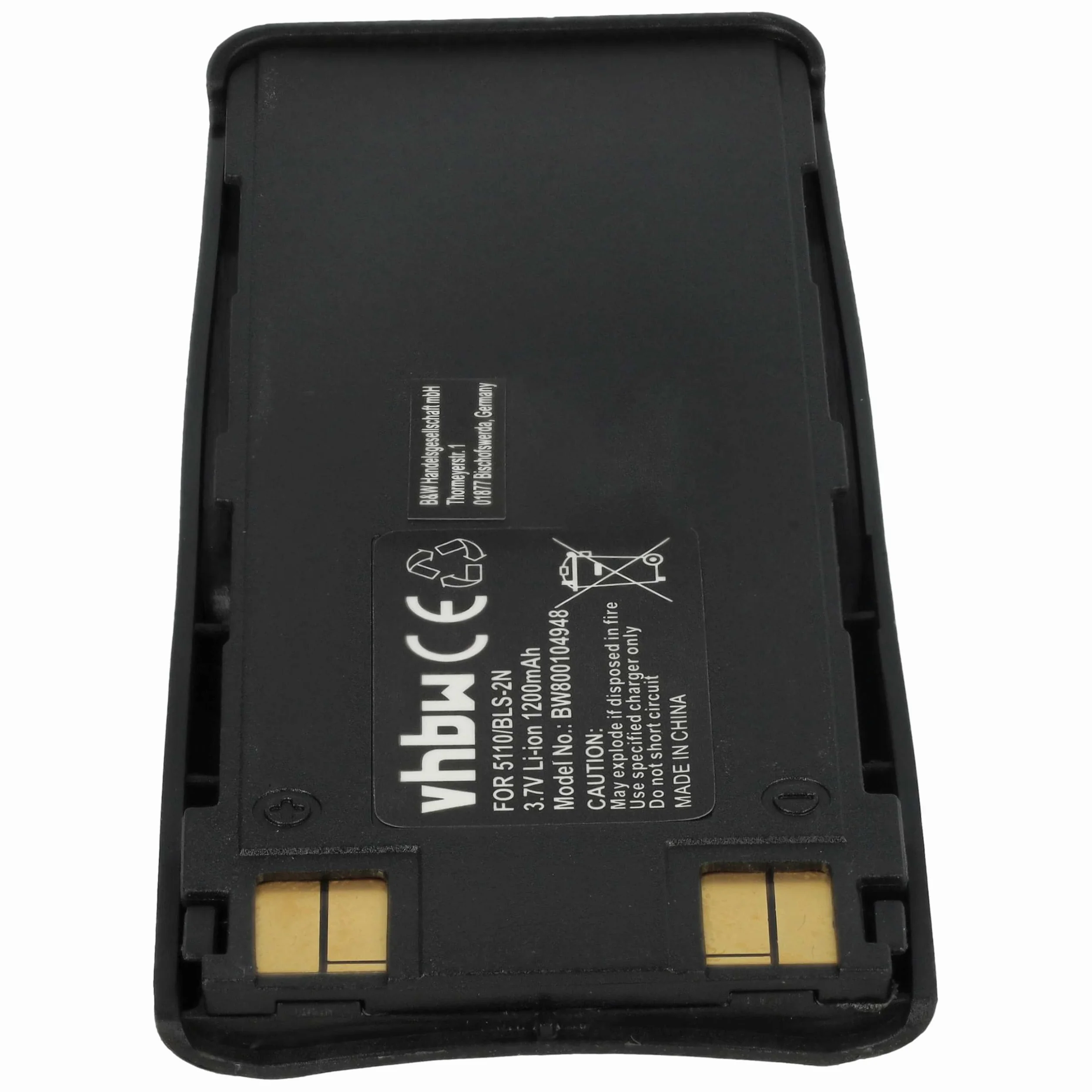vhbw Bateria zamienna do Nokia BLS-4, BMS-2S, BLS-2, BLS-2N, BPS-2 do telefonu komórkowego smartfona telefonu (1150 mAh, 3,7 V, Li-Ion)