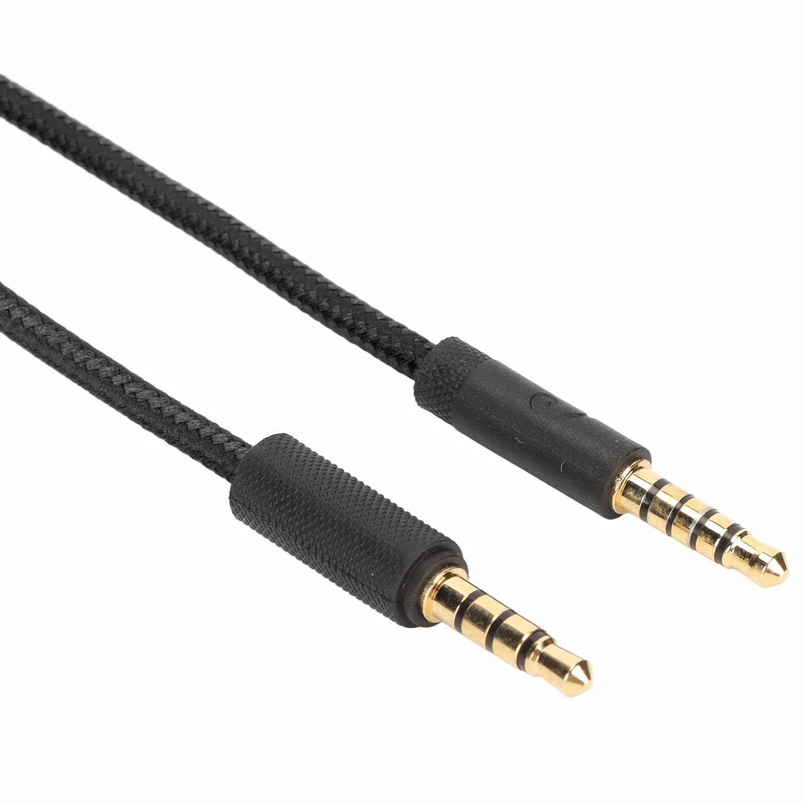Ejoyous Kabel do słuchawek zamiennych do zestawu słuchawkowego, tkany kabel do słuchawek z regulacją głośności i wyłącznikiem wyciszającym do G Pro G Pro X G433 (czarny)