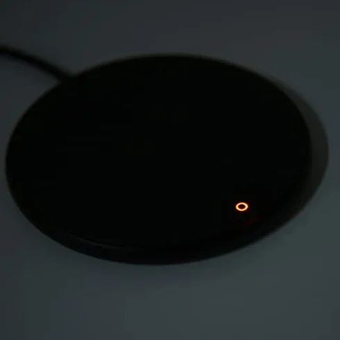 Inteligentny Podgrzewacz USB do Kubków z Przełącznikiem Dotykowym, Czarny, dla Kubków z Płaskim Dnem, Średnica 10,3 cm