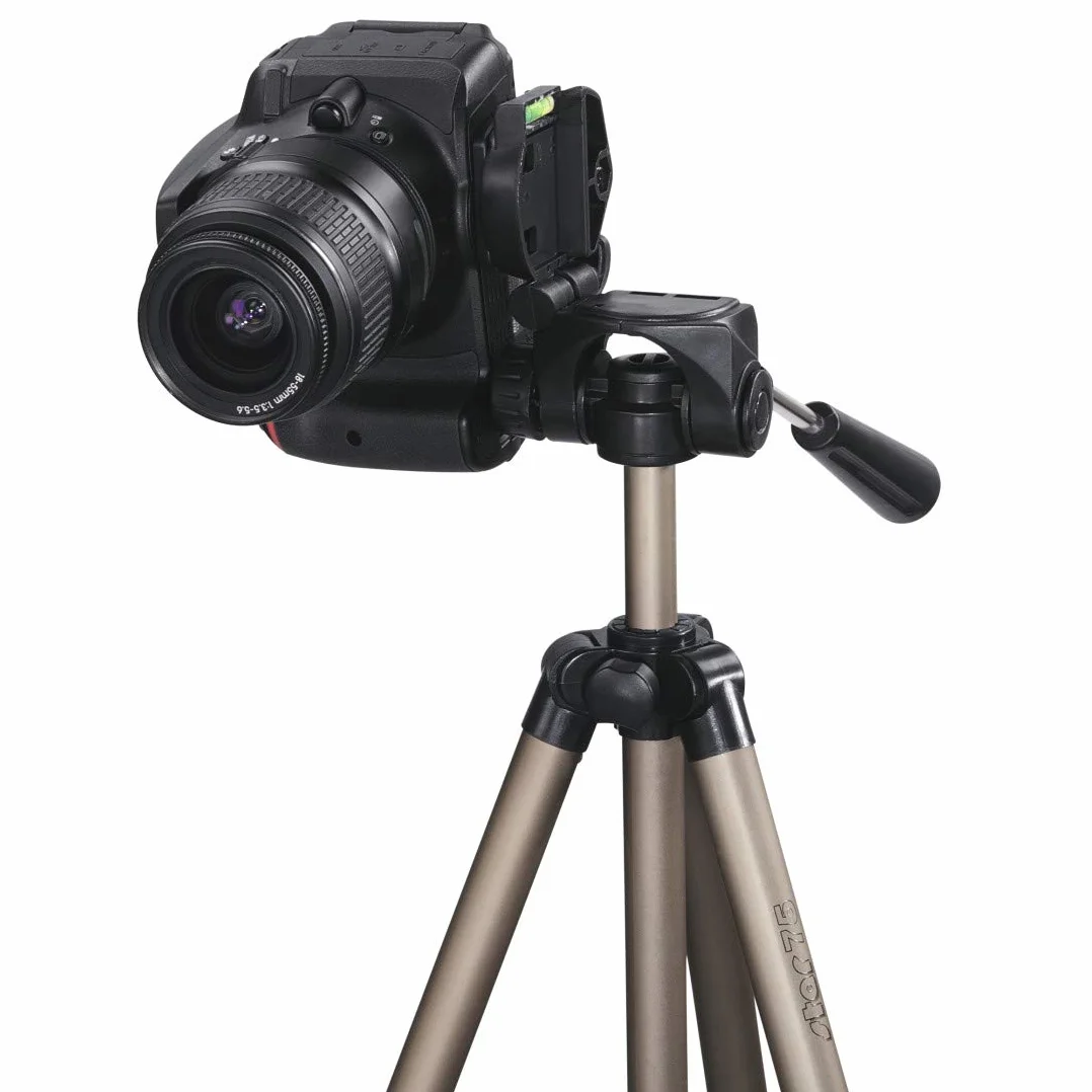 Hama Statyw do aparatu i kamery Star 75 (głowica obrotowa, 42,5-125 cm, tripod, 3 nogi, aluminium) beżowy