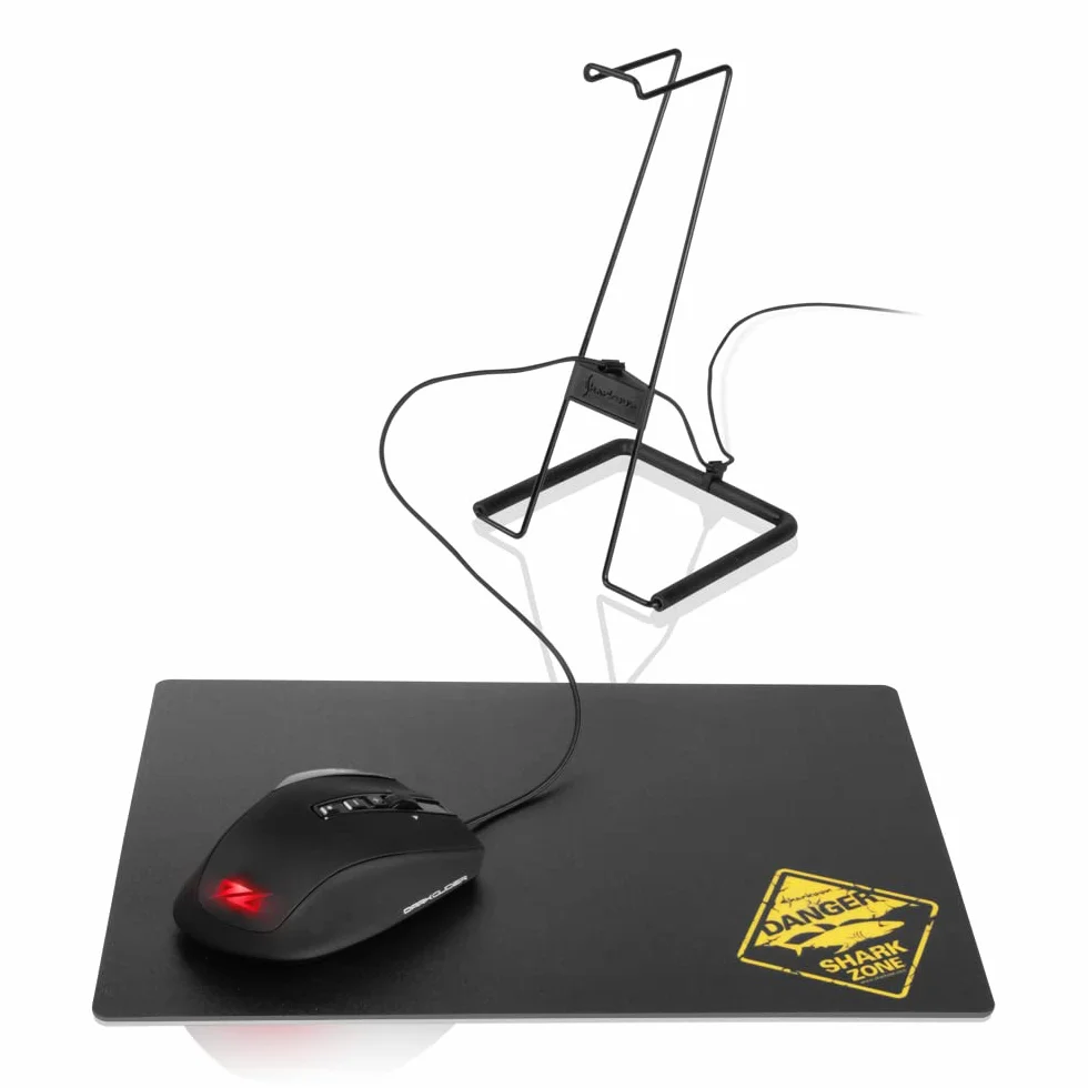 Sharkoon X-Rest PRO 4044951013623, Stojak na Słuchawki, Czarny