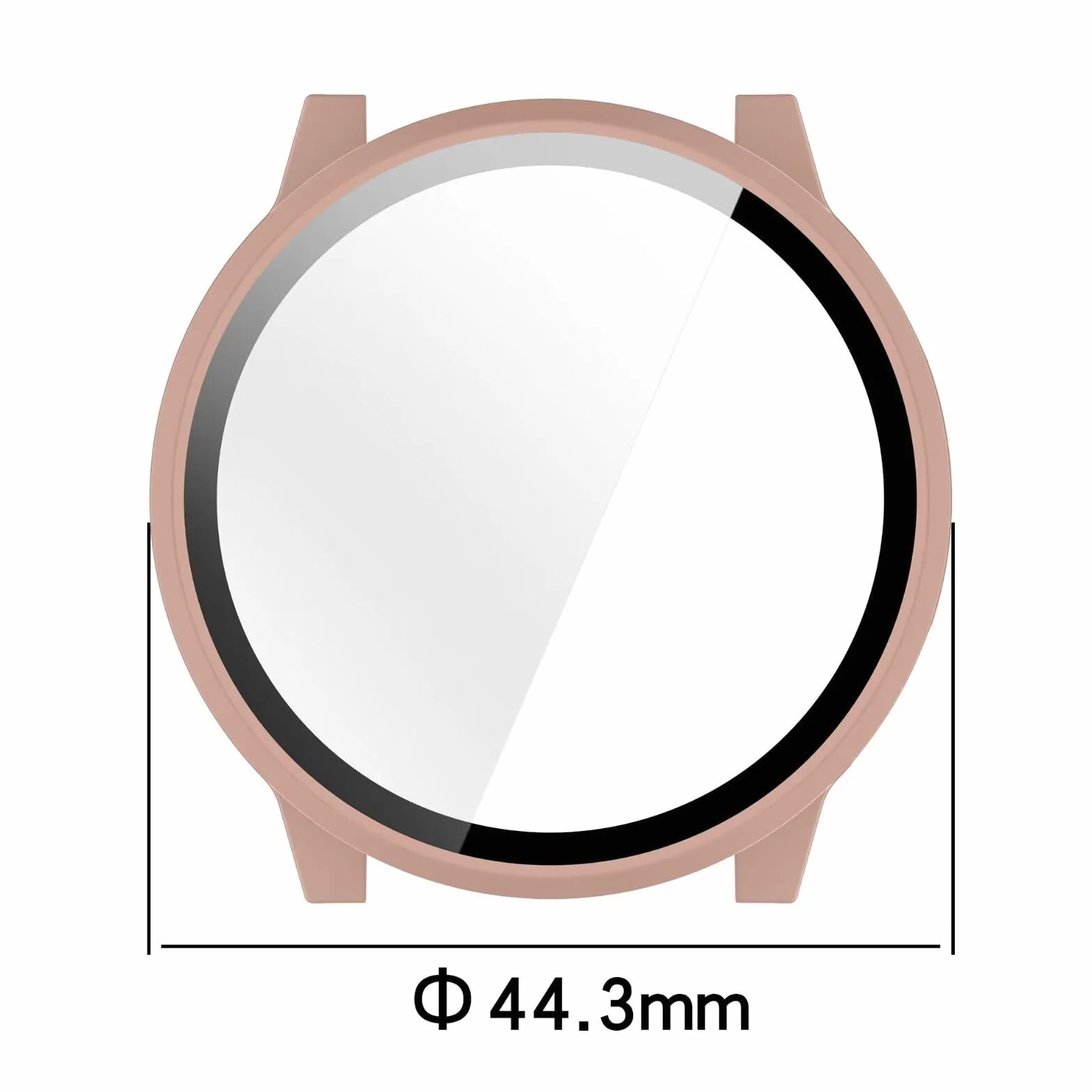 Etui kompatybilne z Garmin Venu 4 41 mm, twarde etui antykolizyjne z poliwęglanu + folia ochronna ze szkła hartowanego. (czarne)