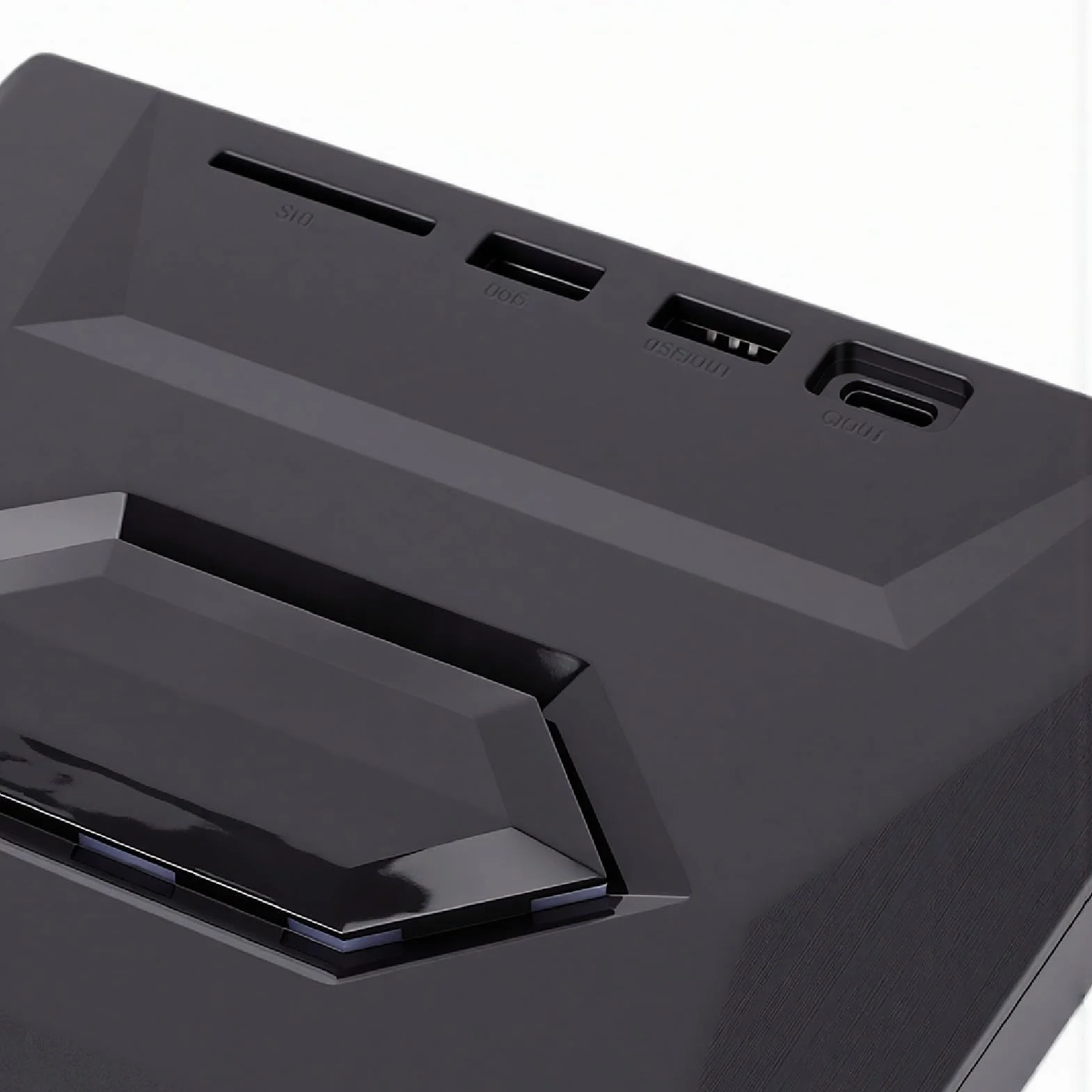 VBESTLIFE Zewnętrzny Napęd Blu Ray, Odtwarzacz BD DVD z USB 3.0 Typu C i nagrywarką CD o Szybkości 5 Gb/s i Koncentratorem USB do Laptopa PC