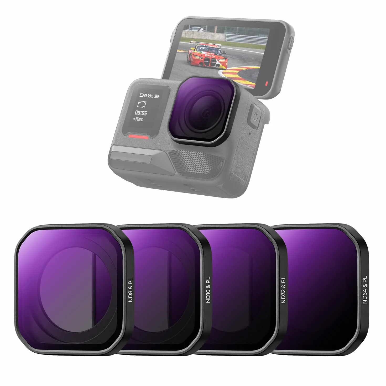 K&F Concept Upgrade 4-pak ND&PL zestaw filtrów 2 w 1 kompatybilny z Insta360 Ace Pro 2
