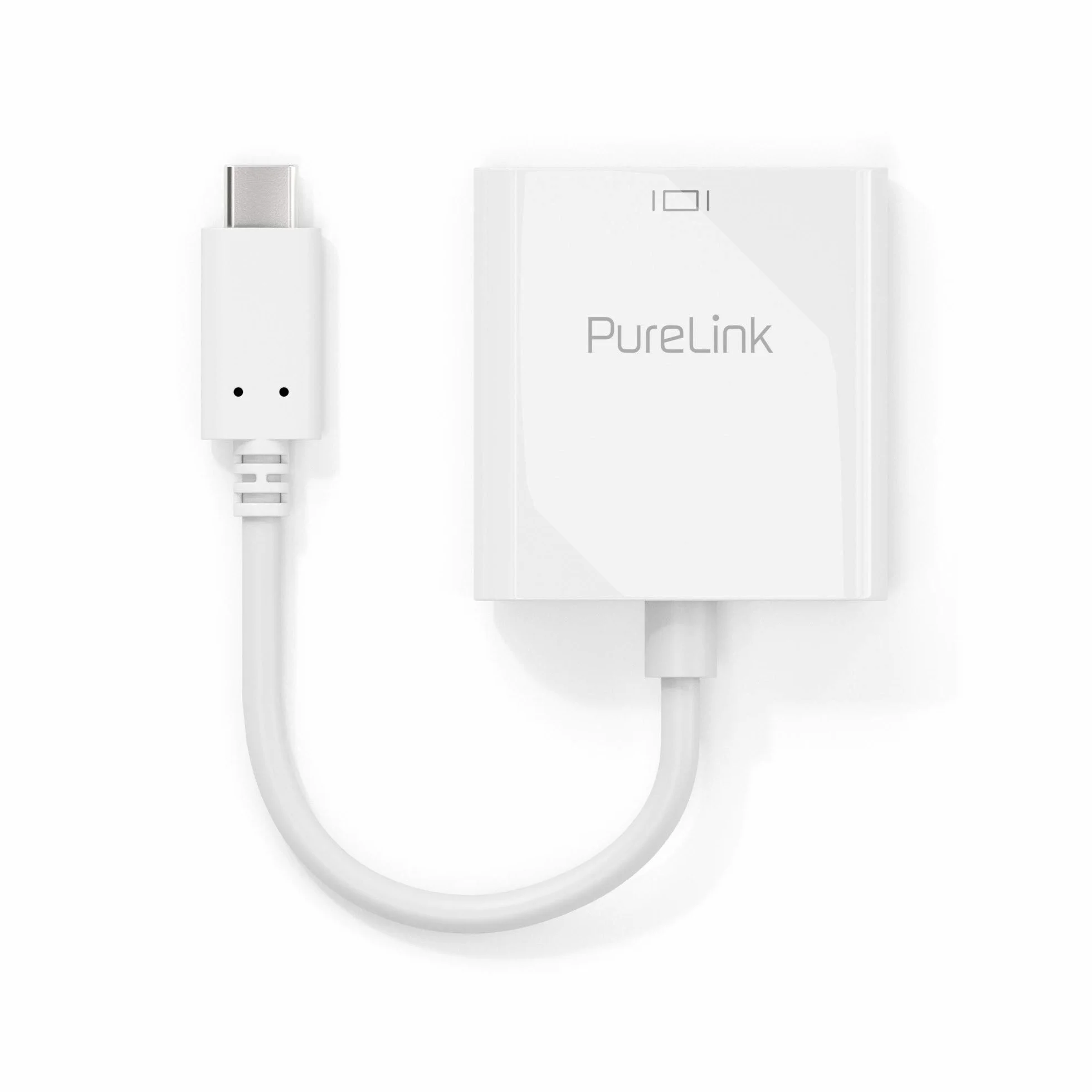 PureLink IS190 adapter USB-C na DVI - 1080p - iSerie 0,10 m, biały