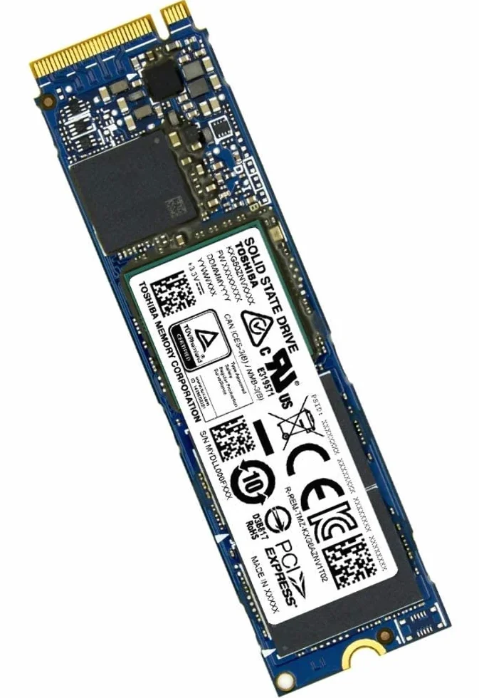 Kioxia KXG60ZNV256G Client SSD 256GB NVMe/PCIe M.2 2280