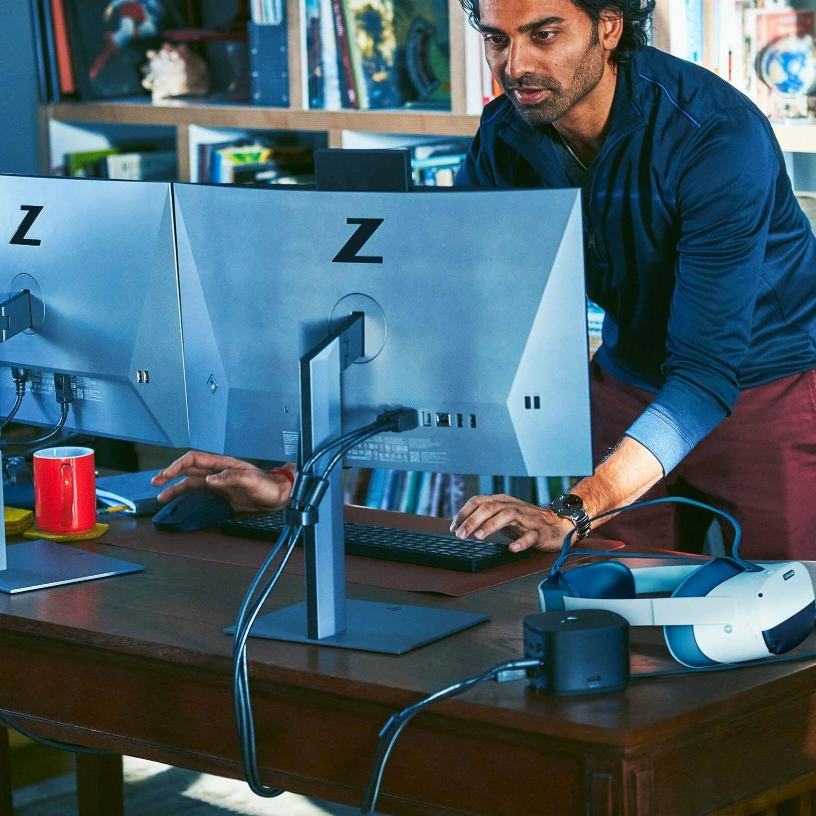 Stacja dokująca HP Thunderbolt 4 120 W G4, stacja dokująca USB C 13 w 1 z maksymalnym ładowaniem 100 W, 4 wyświetlacze 4K, port Ethernet, 6 portów USB, HDMI, 2 Displayport do laptopa, MacOS, ChromeOS