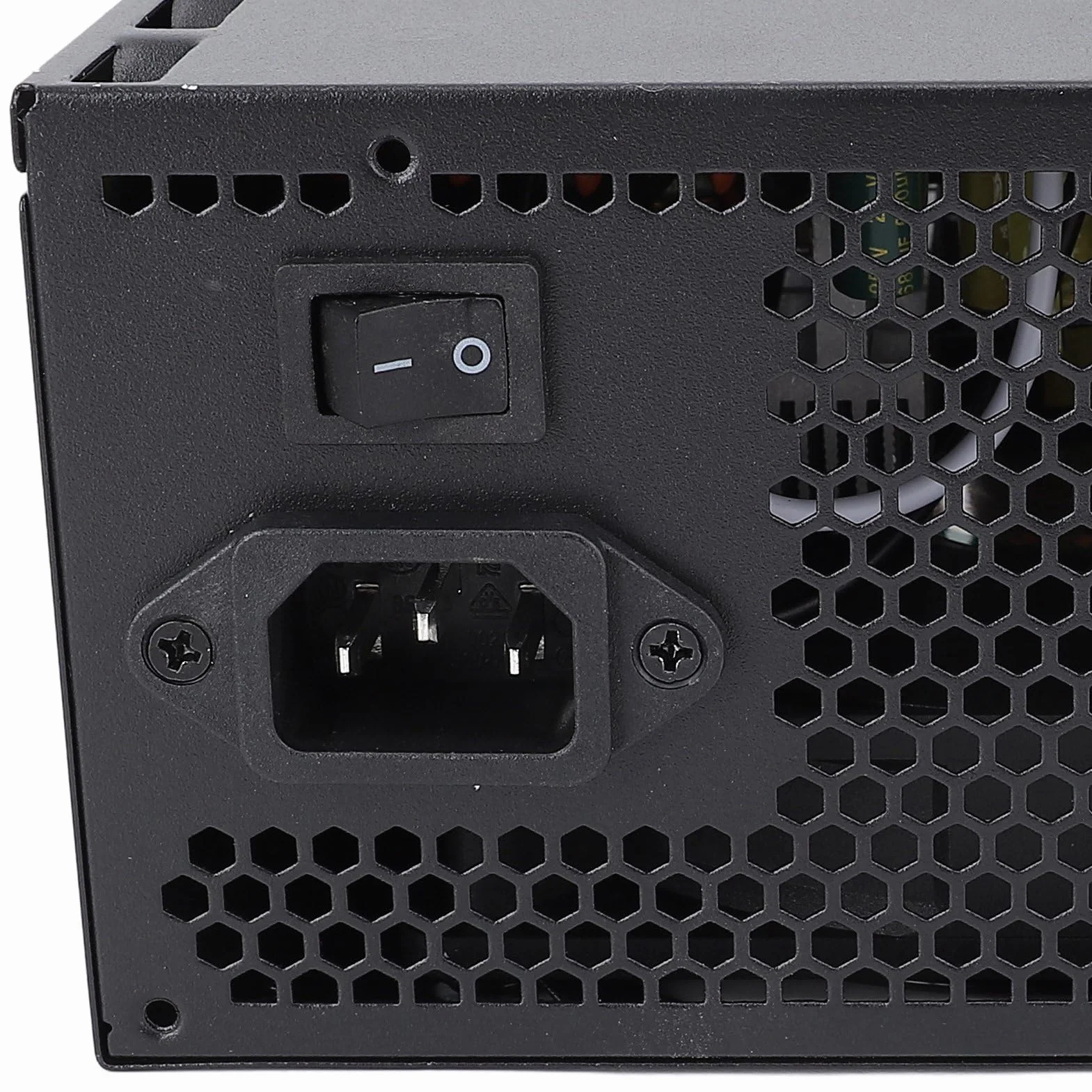 Fabater Wydajny Dwurdzeniowy Zasilacz Komputerowy o Mocy 600 W do Zasilacza do Gier z Systemem z Czarnym Wentylatorem Obudowy ATX Komputerów Stacjonarnych, Wentylator 12 Cm, materiał ze Stopu
