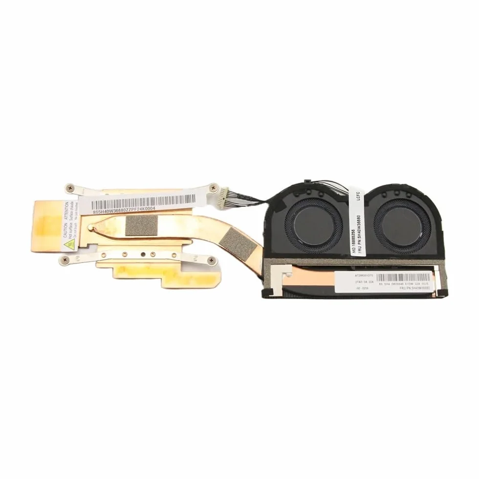 Dla ThinkPad X1 Yoga 8. generacji wentylator radiator chłodzenie procesora dla Delta FRU: 5H40W36680 5H40W36681 5H40W36682 5H41B77402 części do laptopa