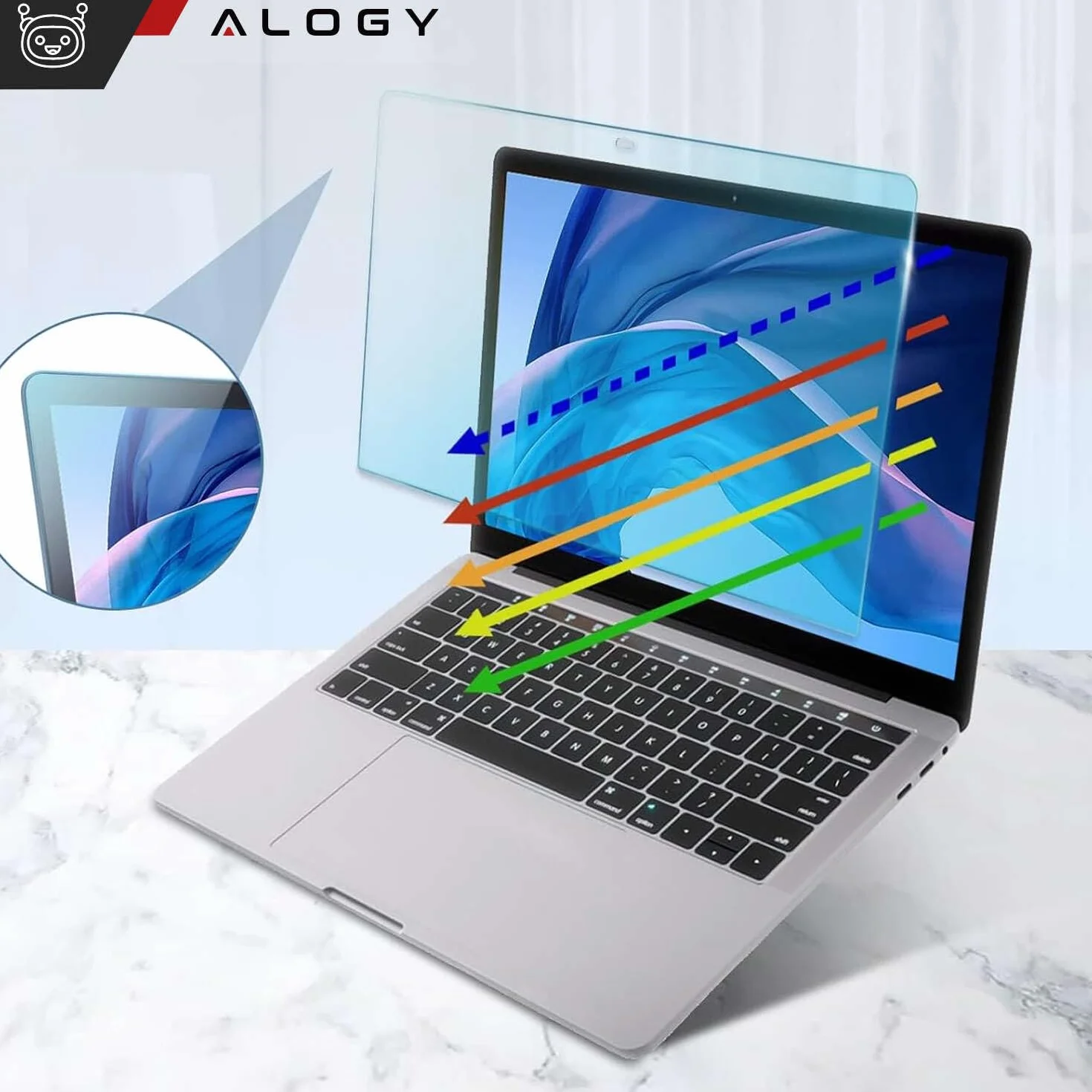 Alogy Folia Matowa Macbook Pro 13 A1706 A1708 A1989 A2159 A2251 A2289 A2338 M1 M2 Szkło Hartowane 9H Na Ekran Samsung Galaxy J8 2018