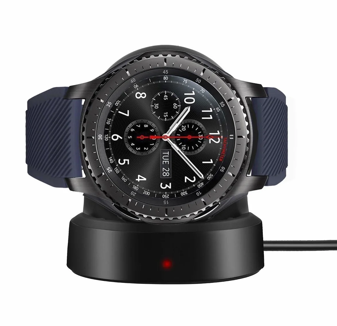 INF Kabel do ładowania kompatybilny z Samsung Galaxy Gear S2/S3 ładowarka magnetyczna stacja ładująca