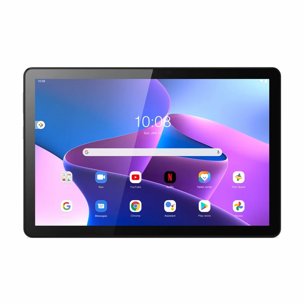 Lenovo Tab M10 (3rd Gen) - Tablet 10,1" WUXGA (Unisoc T610, 3 GB RAM, 32 GB rozszerzalne do 2 TB, 2 głośniki, WiFi + Bluetooth 5.0, Android 11) Etui i folia - ciemnoszary