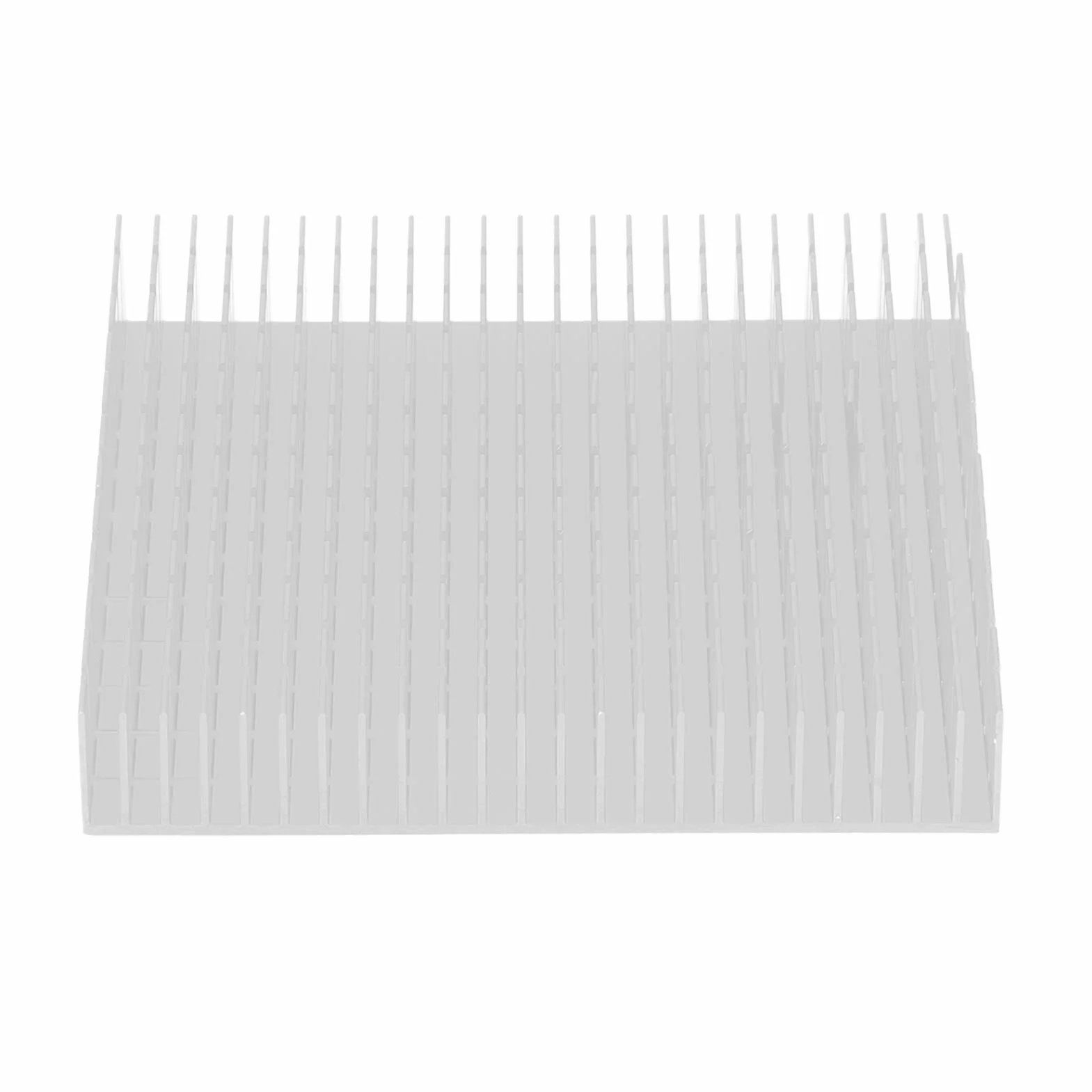 Moduł radiatora, 120 mm x 120 mm x 20 mm, uniwersalny radiator aluminiowy o wysokiej wydajności do płytki drukowanej do tranzystorów (biały)
